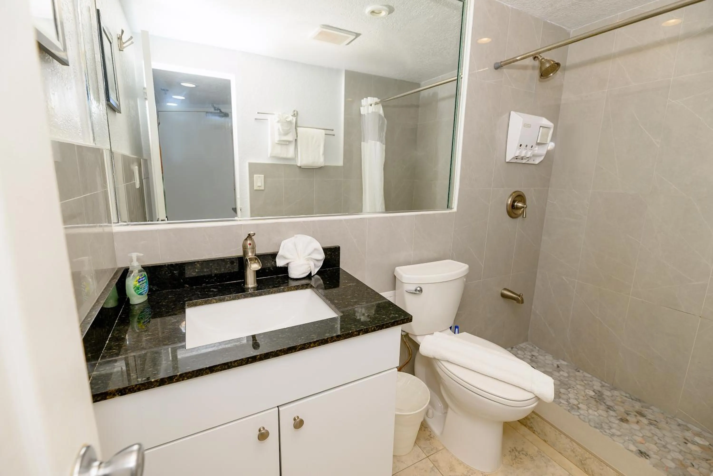 Shower in SeaStays Apartments