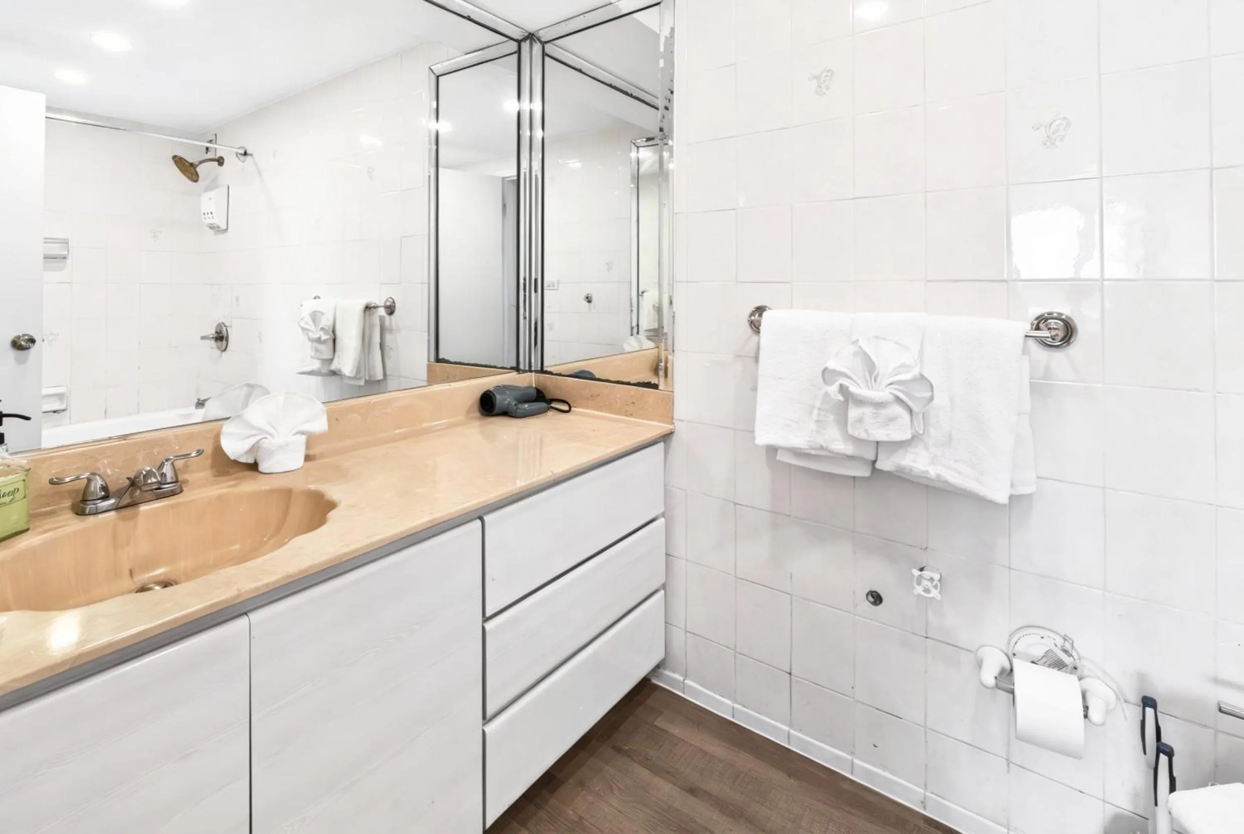 Shower in SeaStays Apartments