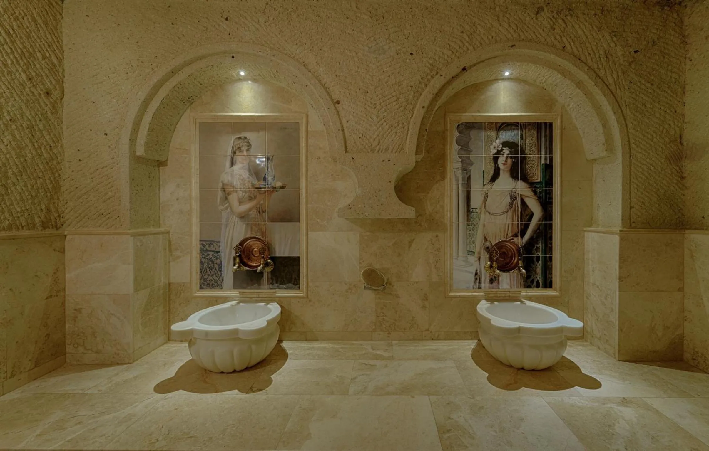 Bathroom in House 1938 Special Cave Hotel