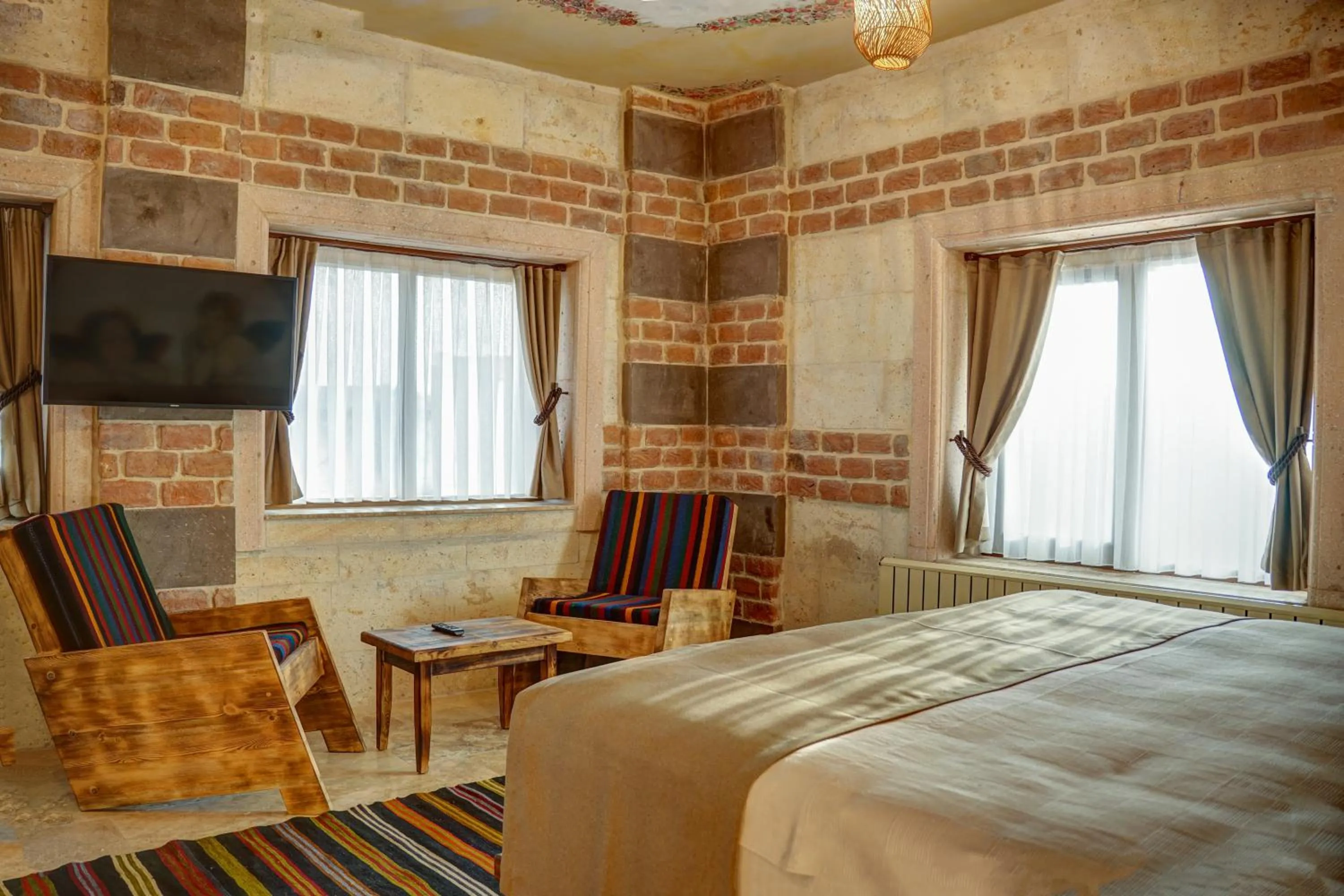 Bed in House 1938 Special Cave Hotel