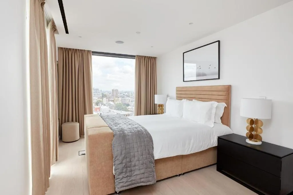Bedroom, Bed in Southwark Residences by Aeria Apartments