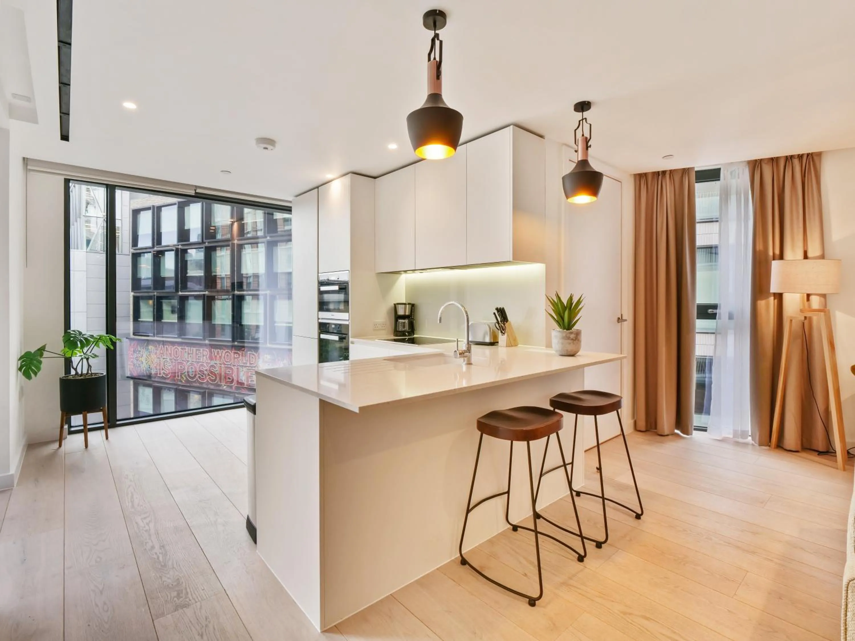 Kitchen or kitchenette in Southwark Residences by Aeria Apartments