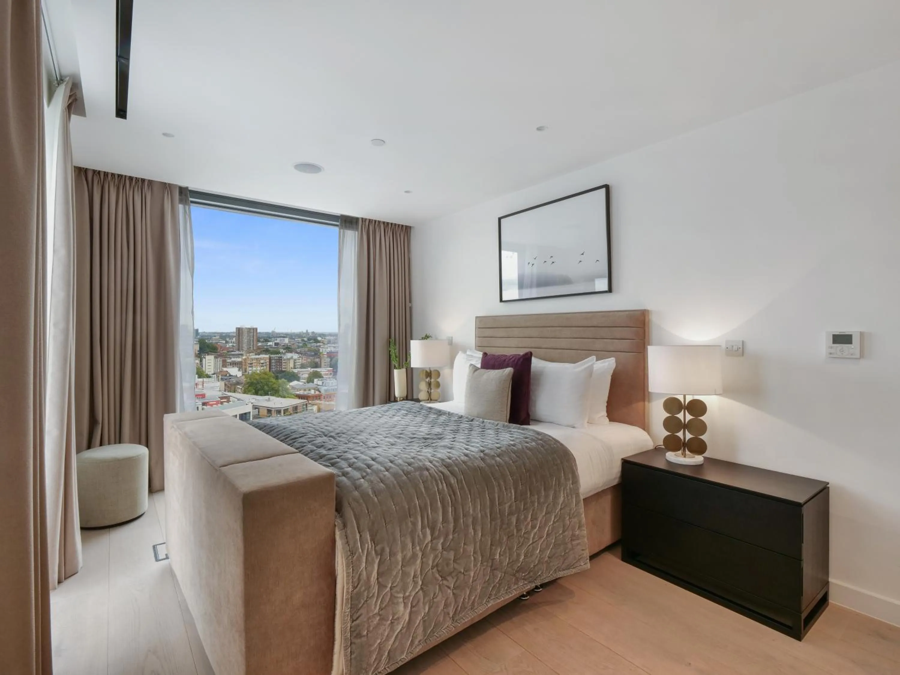 Bedroom, Bed in Southwark Residences by Aeria Apartments