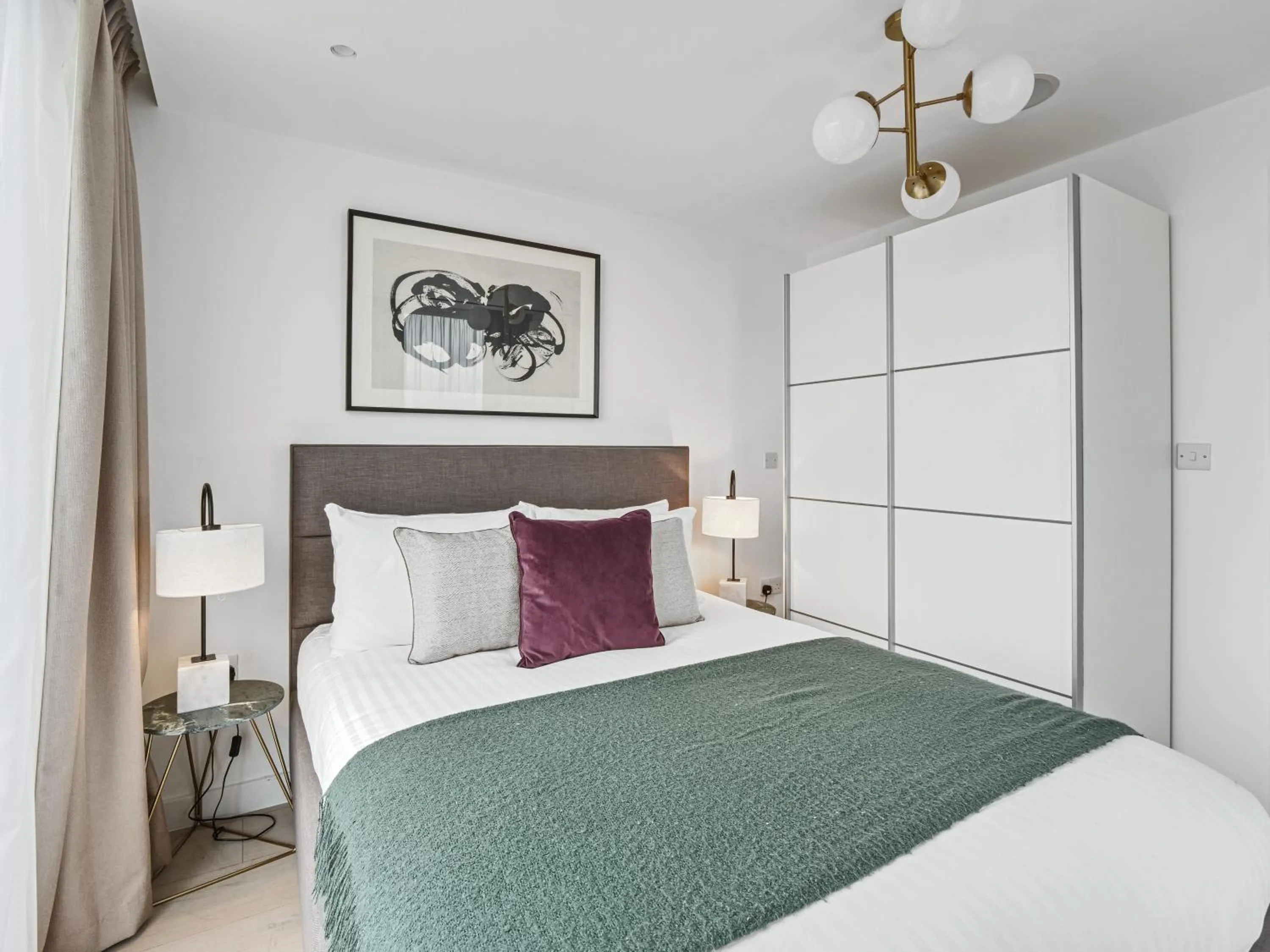 Bedroom, Bed in Southwark Residences by Aeria Apartments