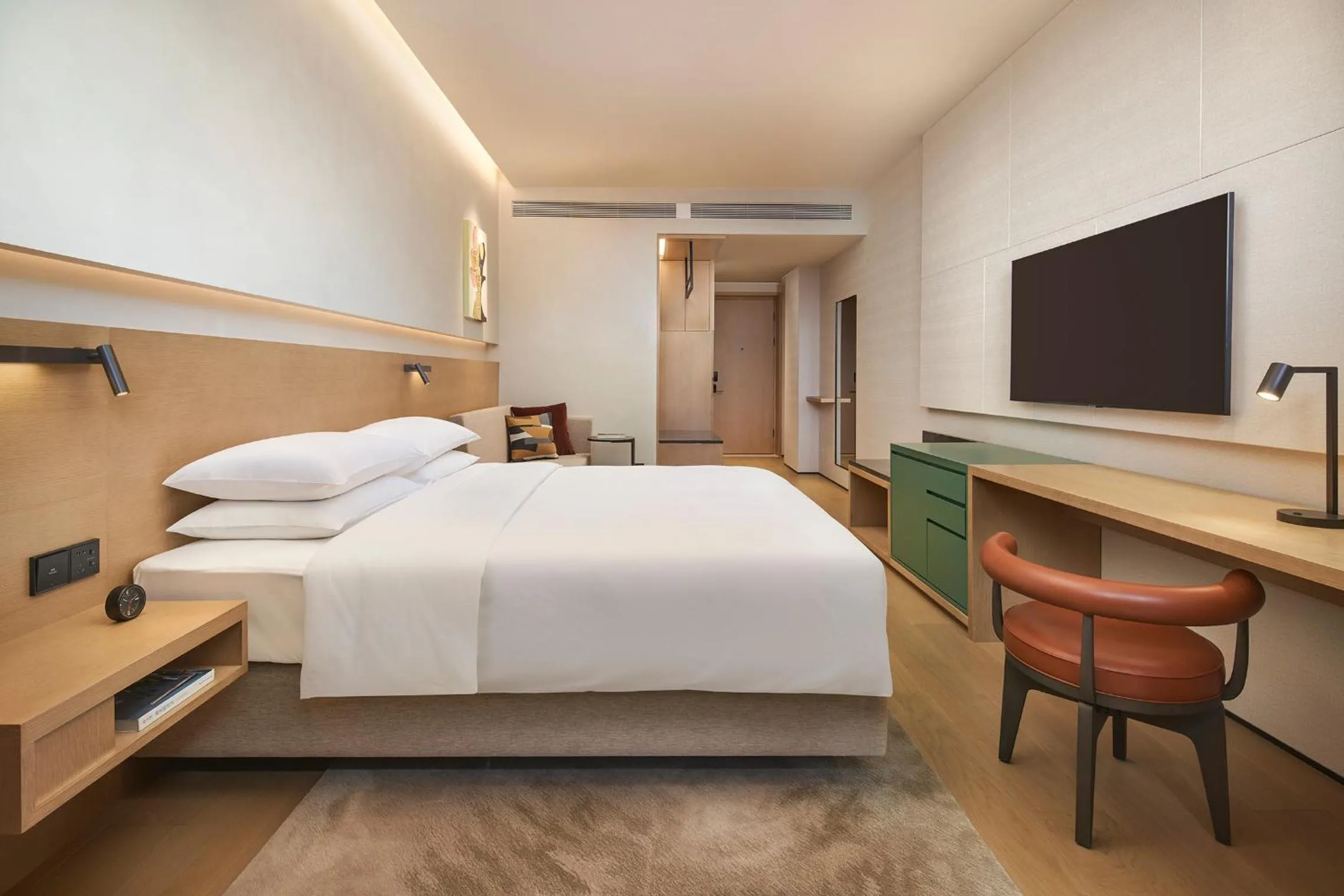 Photo of the whole room, Bed in Hyatt Place Jingdezhen Taoxichuan