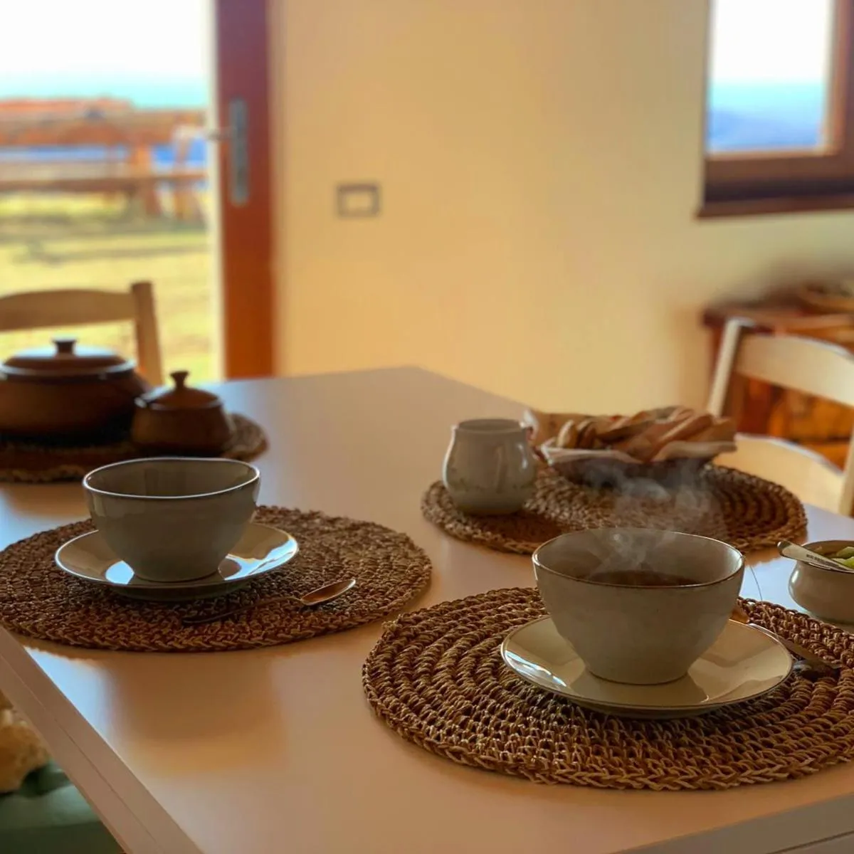 Dining area in Baita Mael