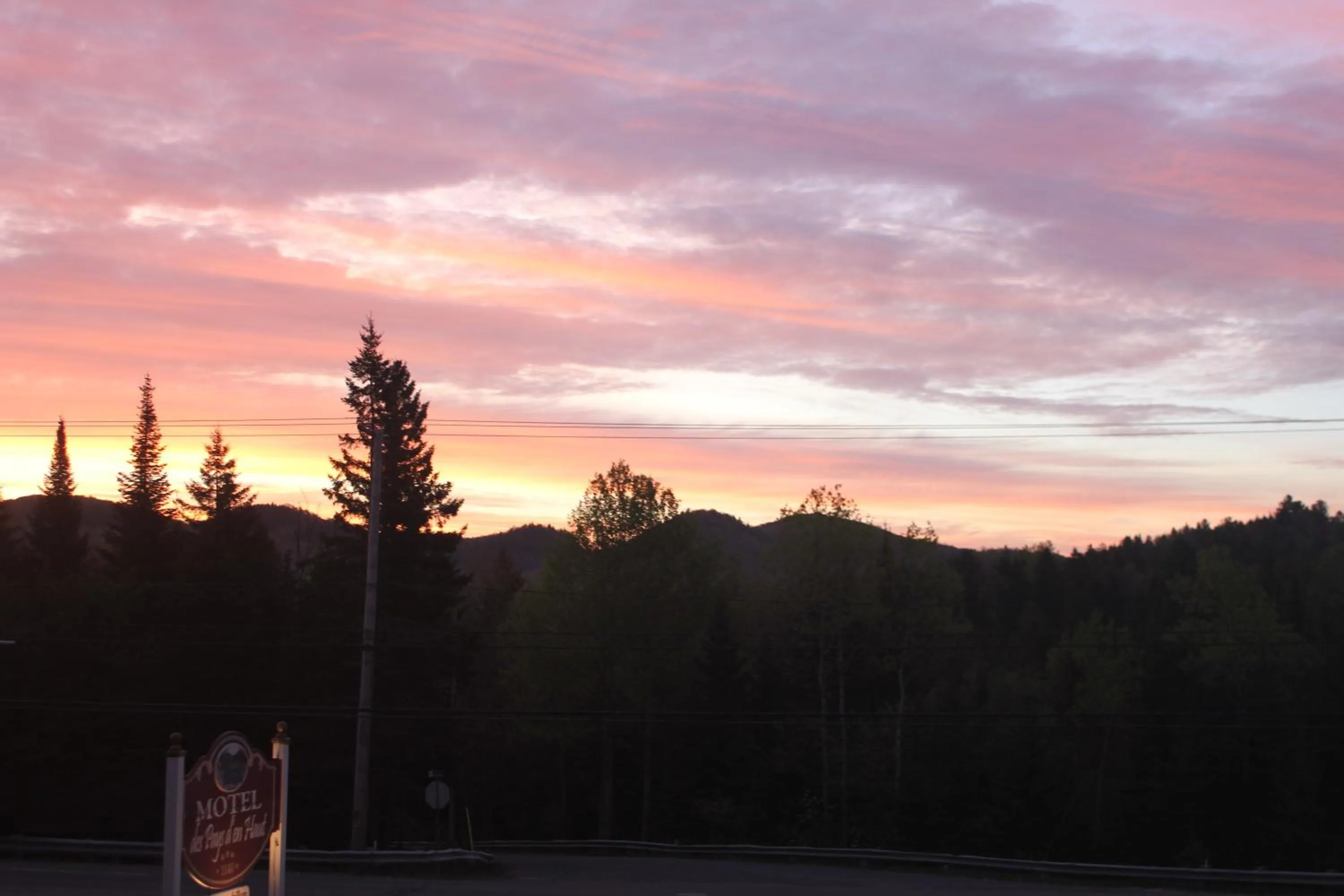 Natural landscape in Motel Des Pays D'En Haut