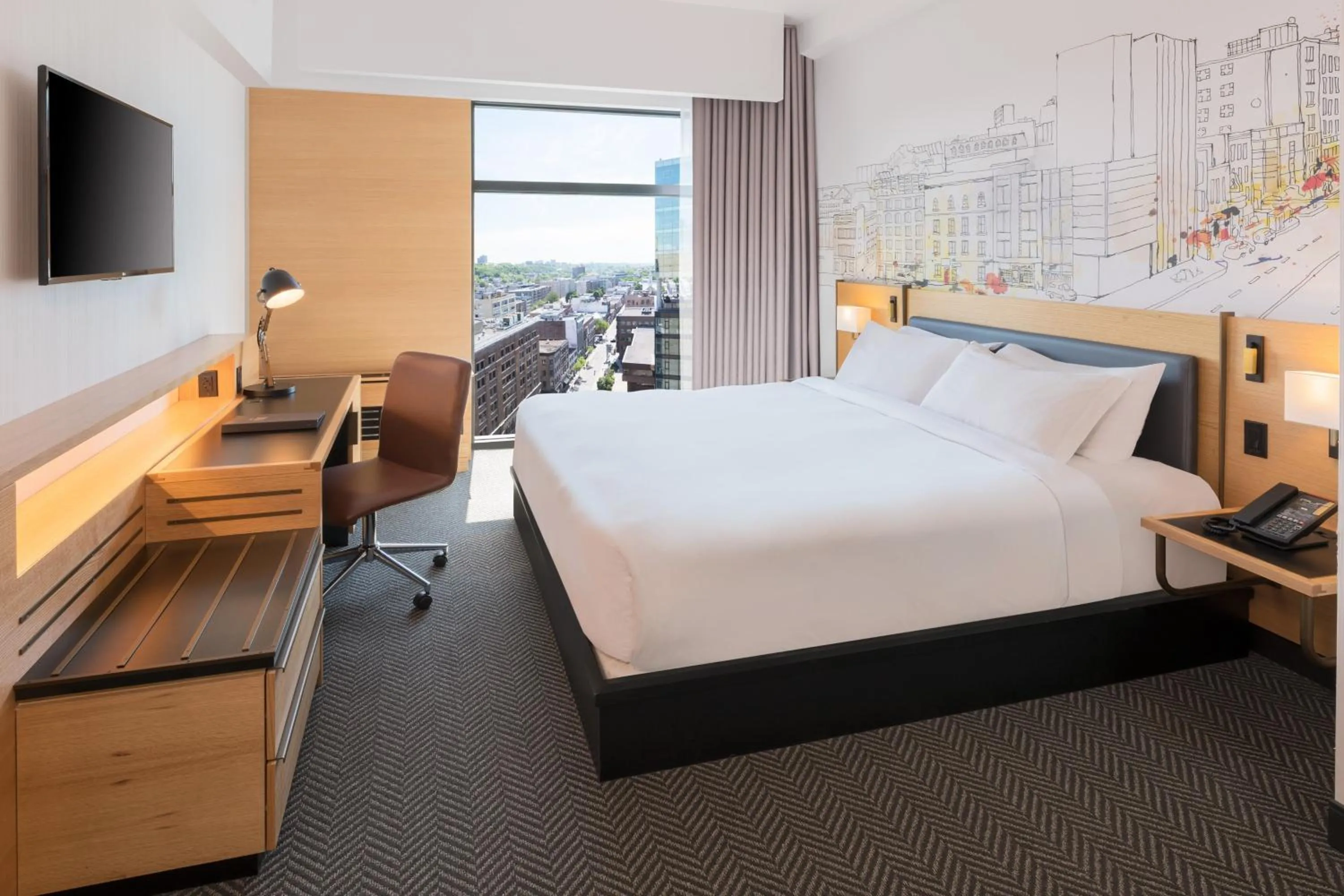 Photo of the whole room, Bed in Hotel PUR, Quebec, a Tribute Portfolio Hotel