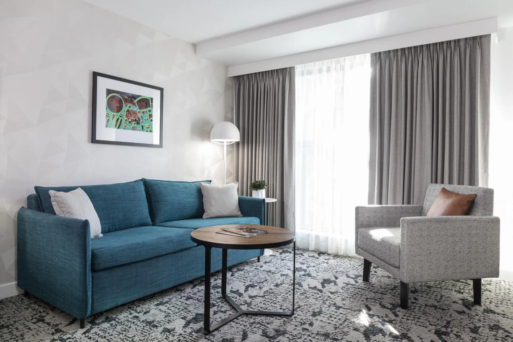 Living room in The Crystal Lodge