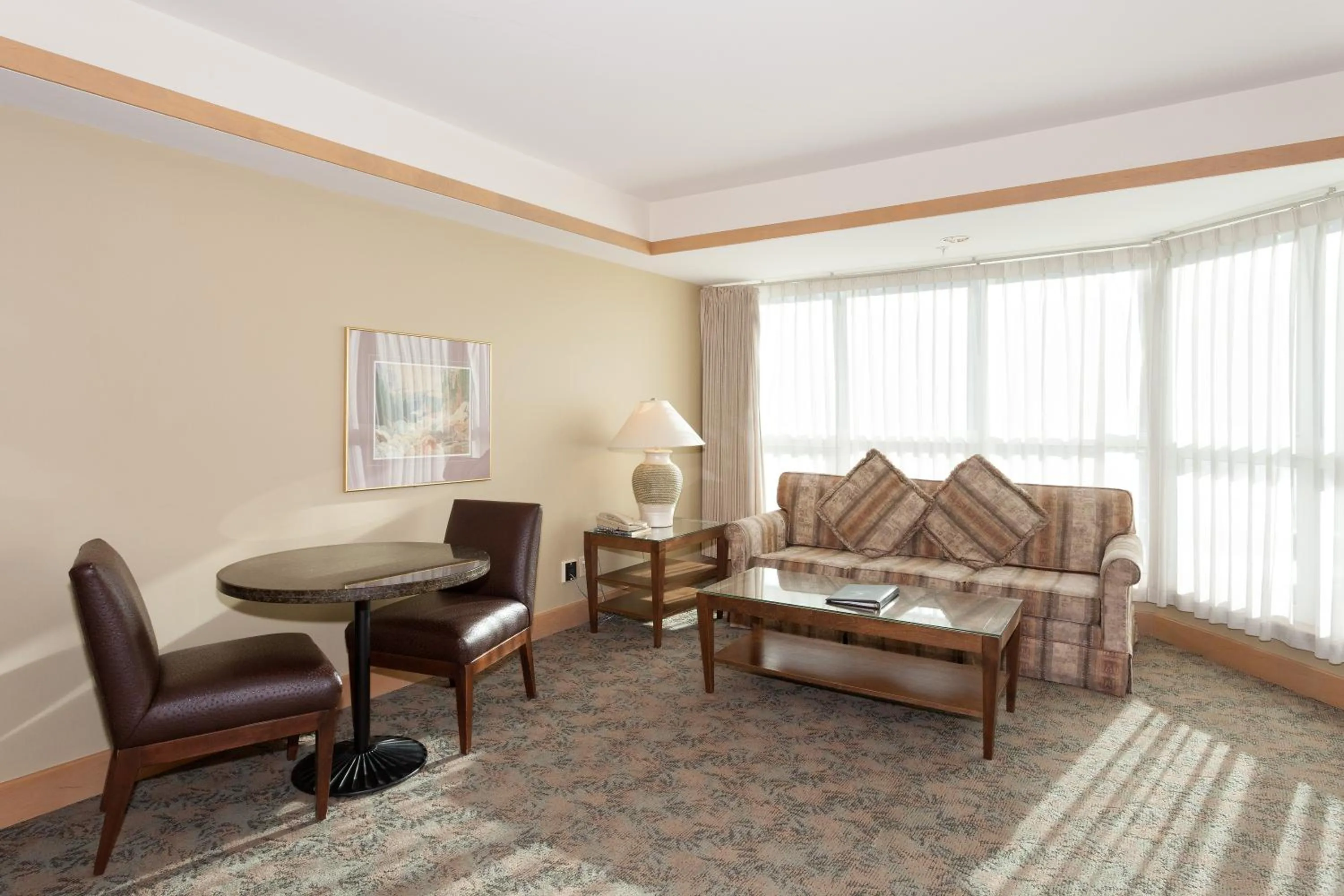 Living room in Le Chamois by Whistler Premier