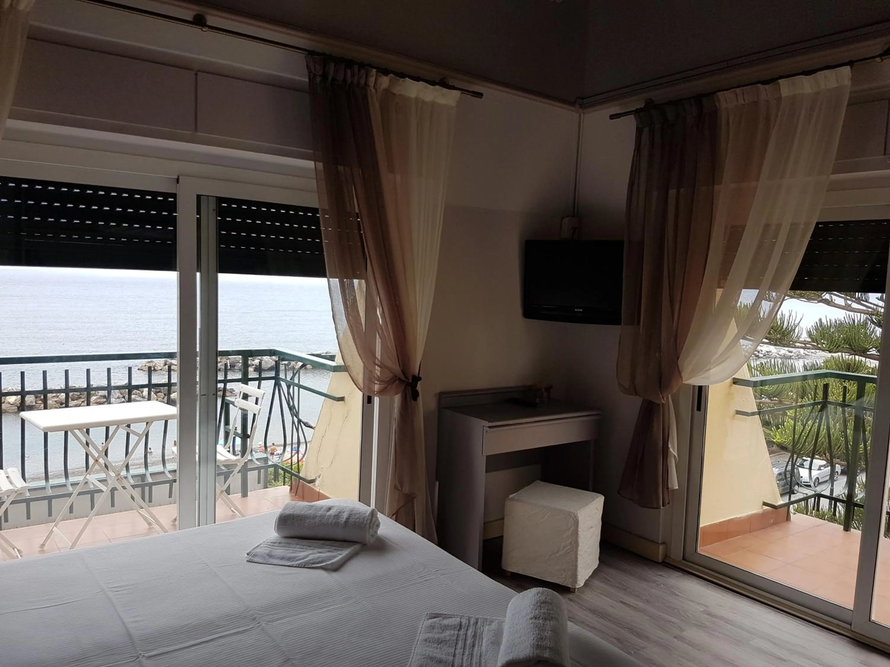 Bed in Hotel Zia Piera