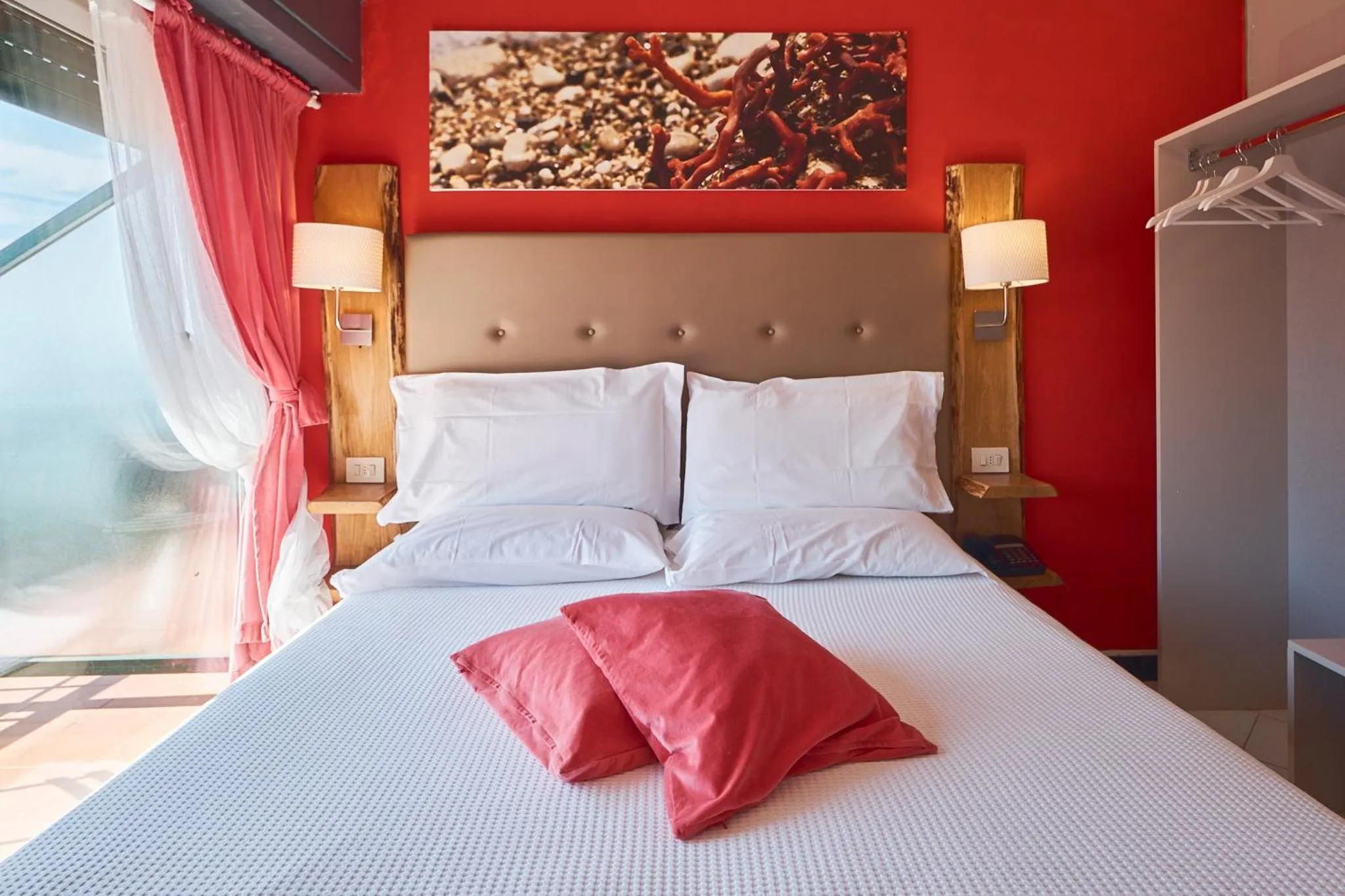 Bedroom, Bed in Hotel Zia Piera