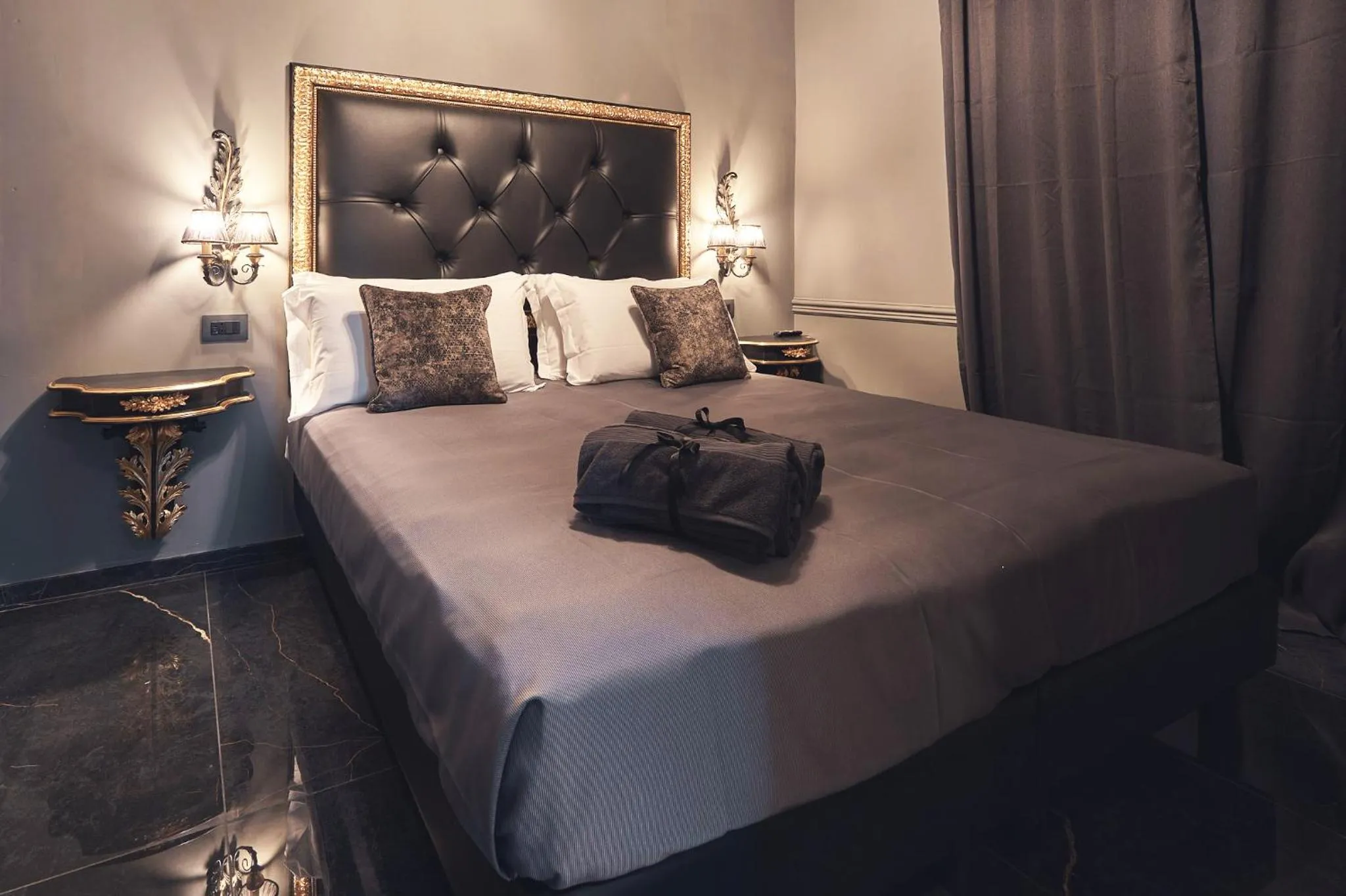 Bedroom, Bed in Hotel Zia Piera