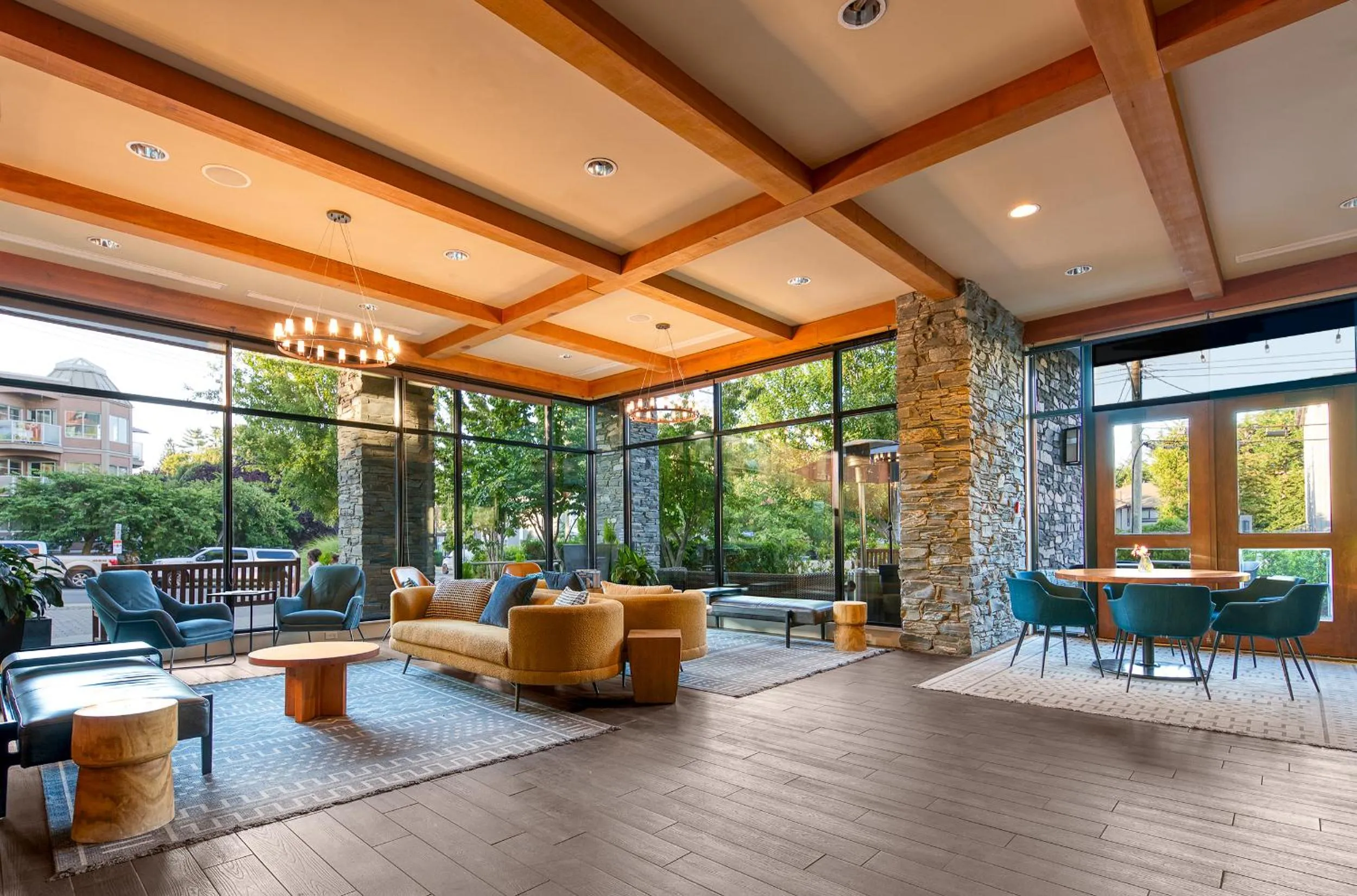 Lobby or reception in Oswego Hotel