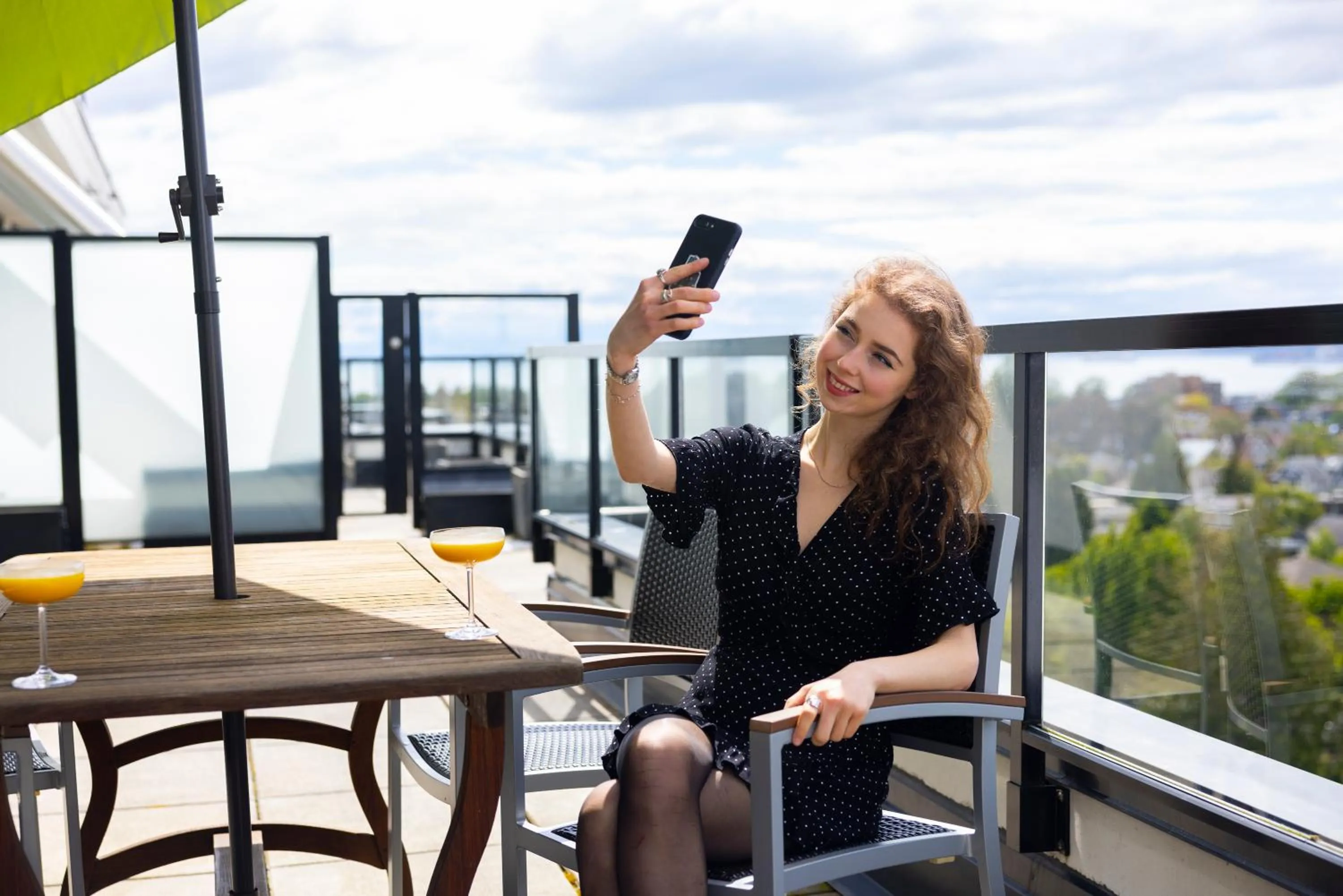 Patio in Oswego Hotel