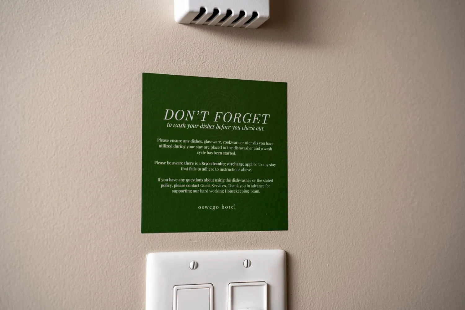 kitchen in Oswego Hotel