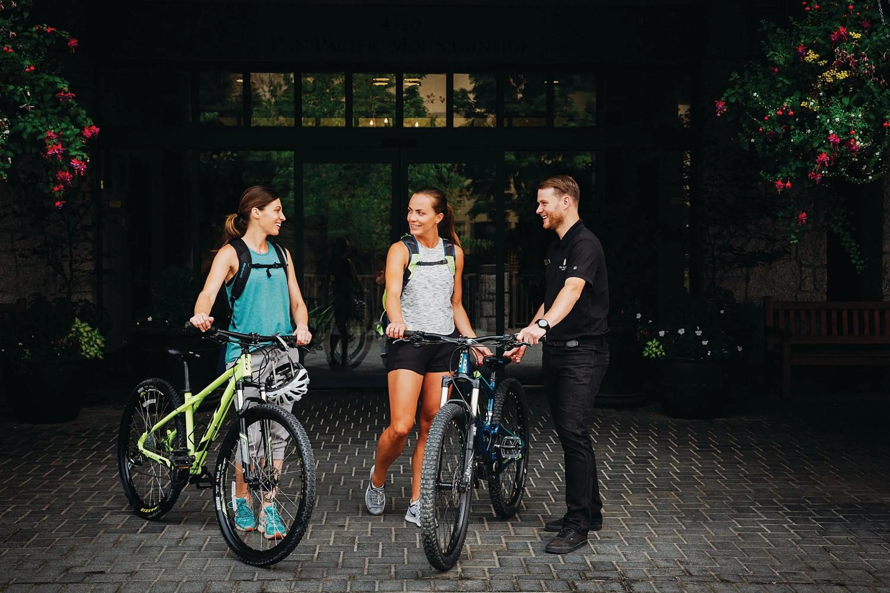 Cycling in Pan Pacific Whistler Mountainside
