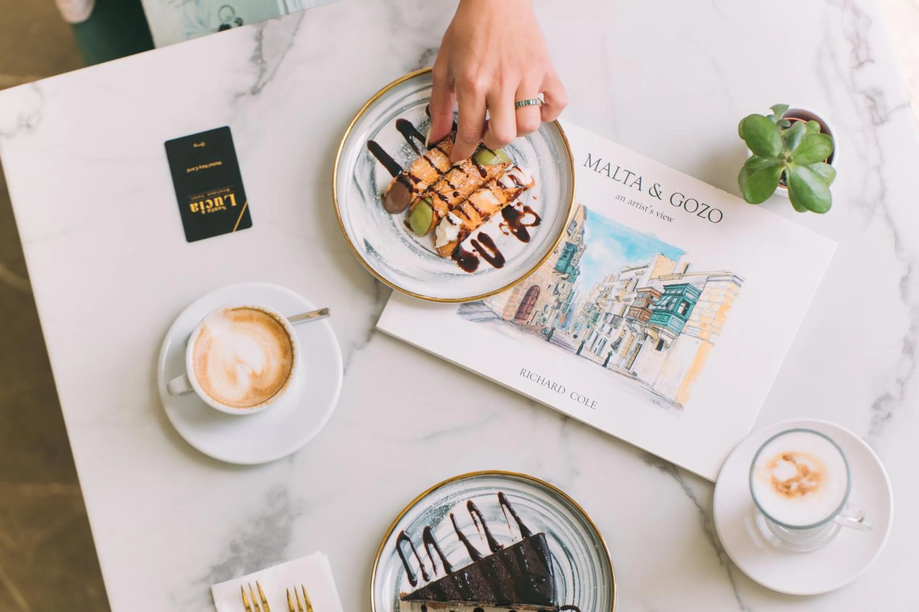 Food close-up in Santa Lucia Boutique Hotel