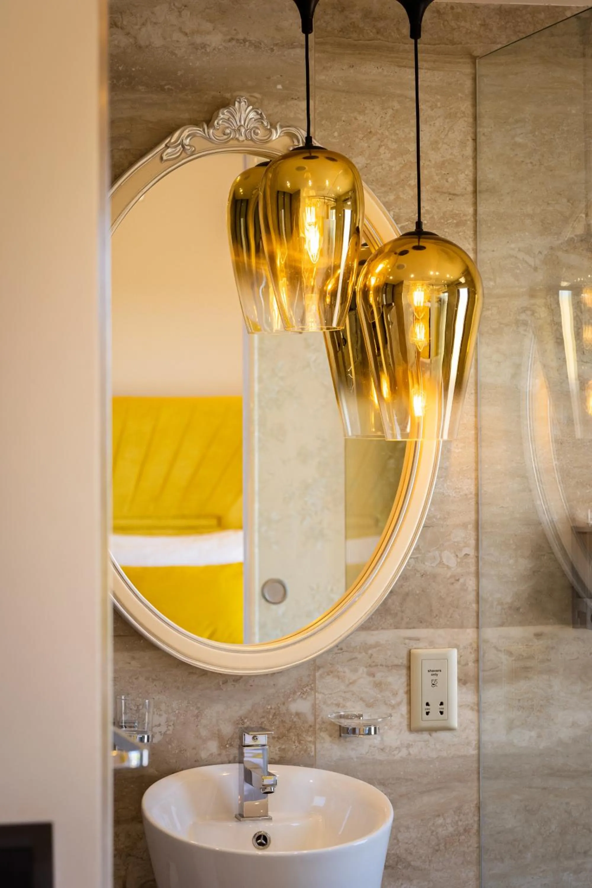 Shower in Santa Lucia Boutique Hotel