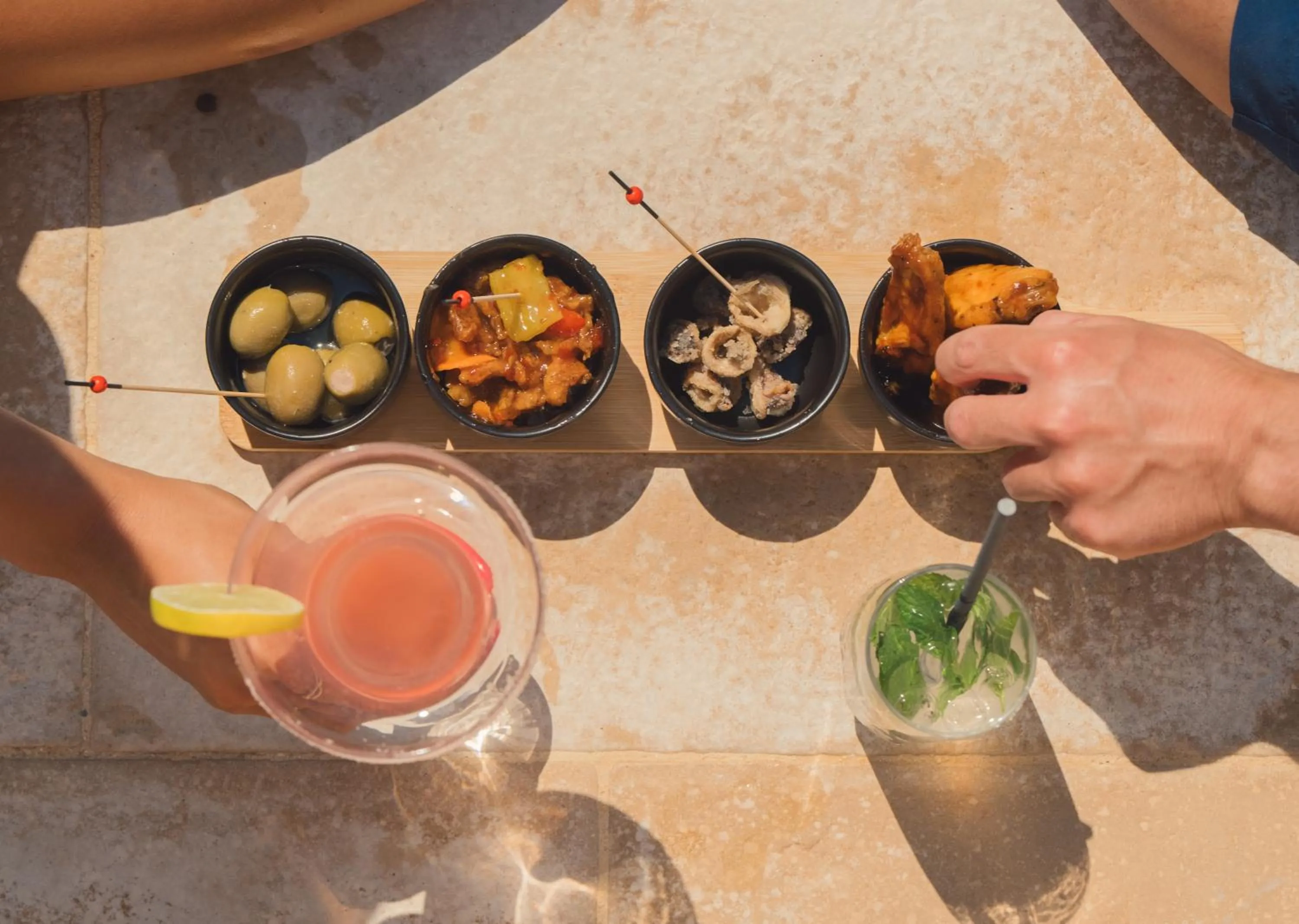 Food close-up in Santa Lucia Boutique Hotel