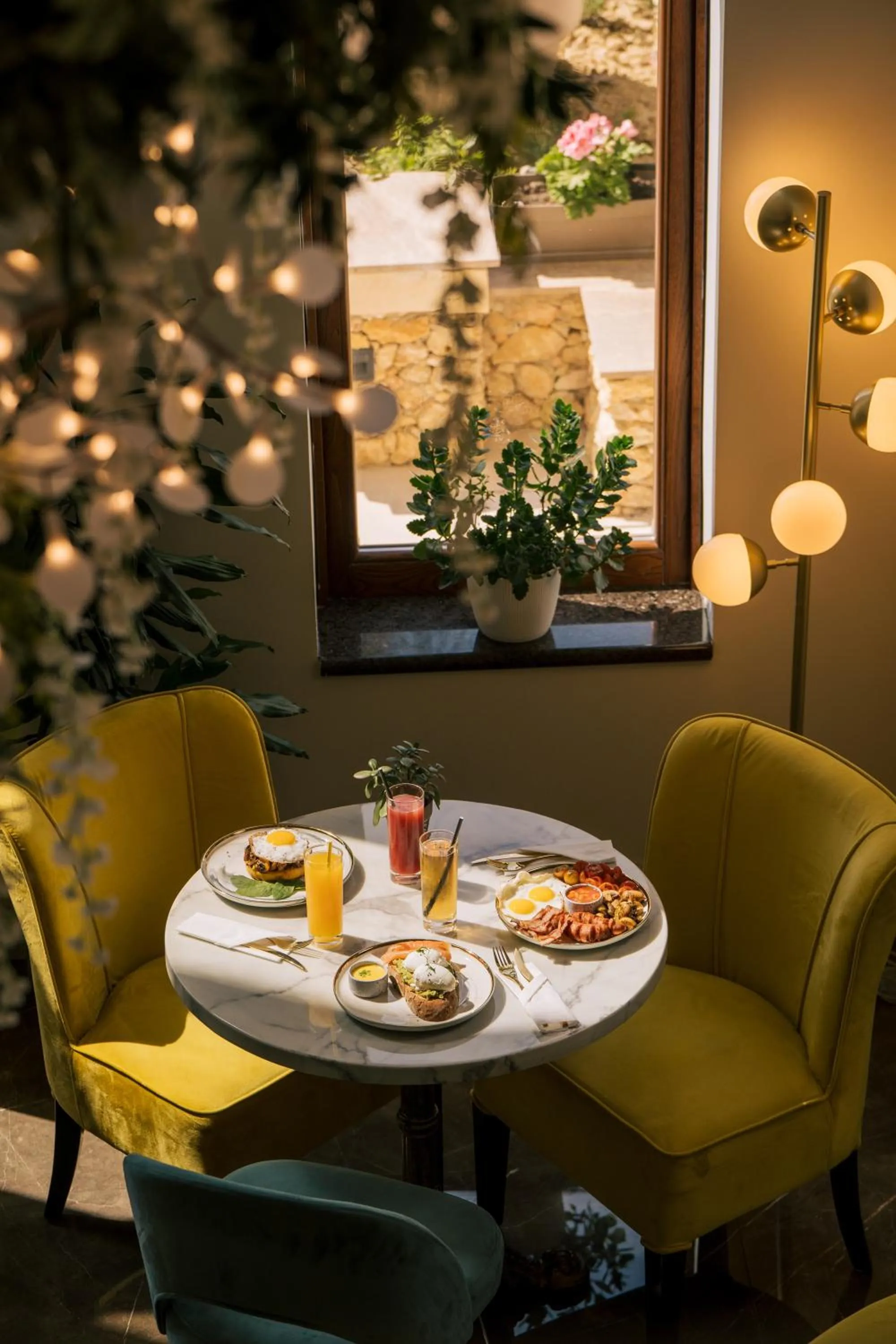 Restaurant/places to eat in Santa Lucia Boutique Hotel