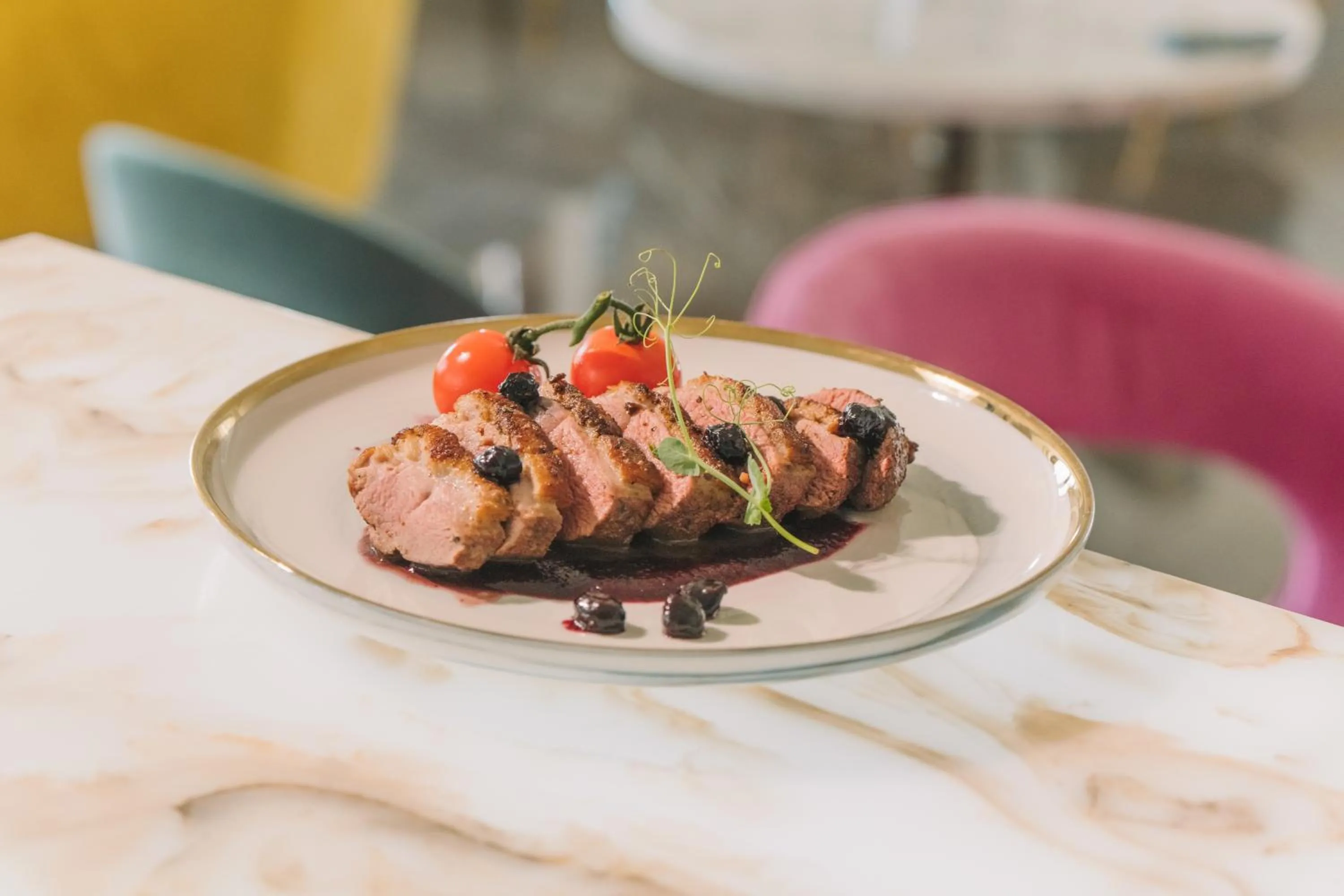 Food close-up in Santa Lucia Boutique Hotel