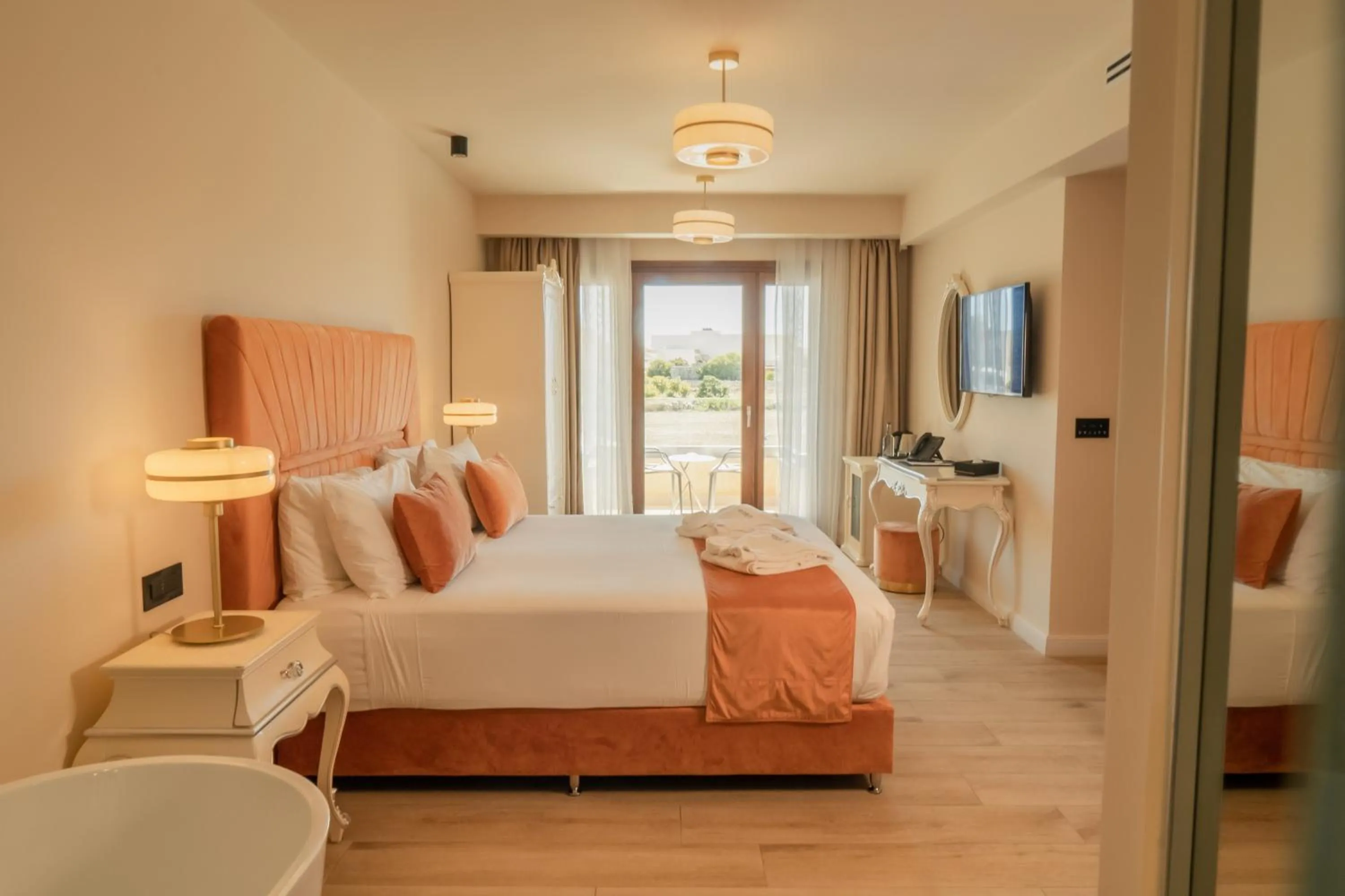 Bed in Santa Lucia Boutique Hotel