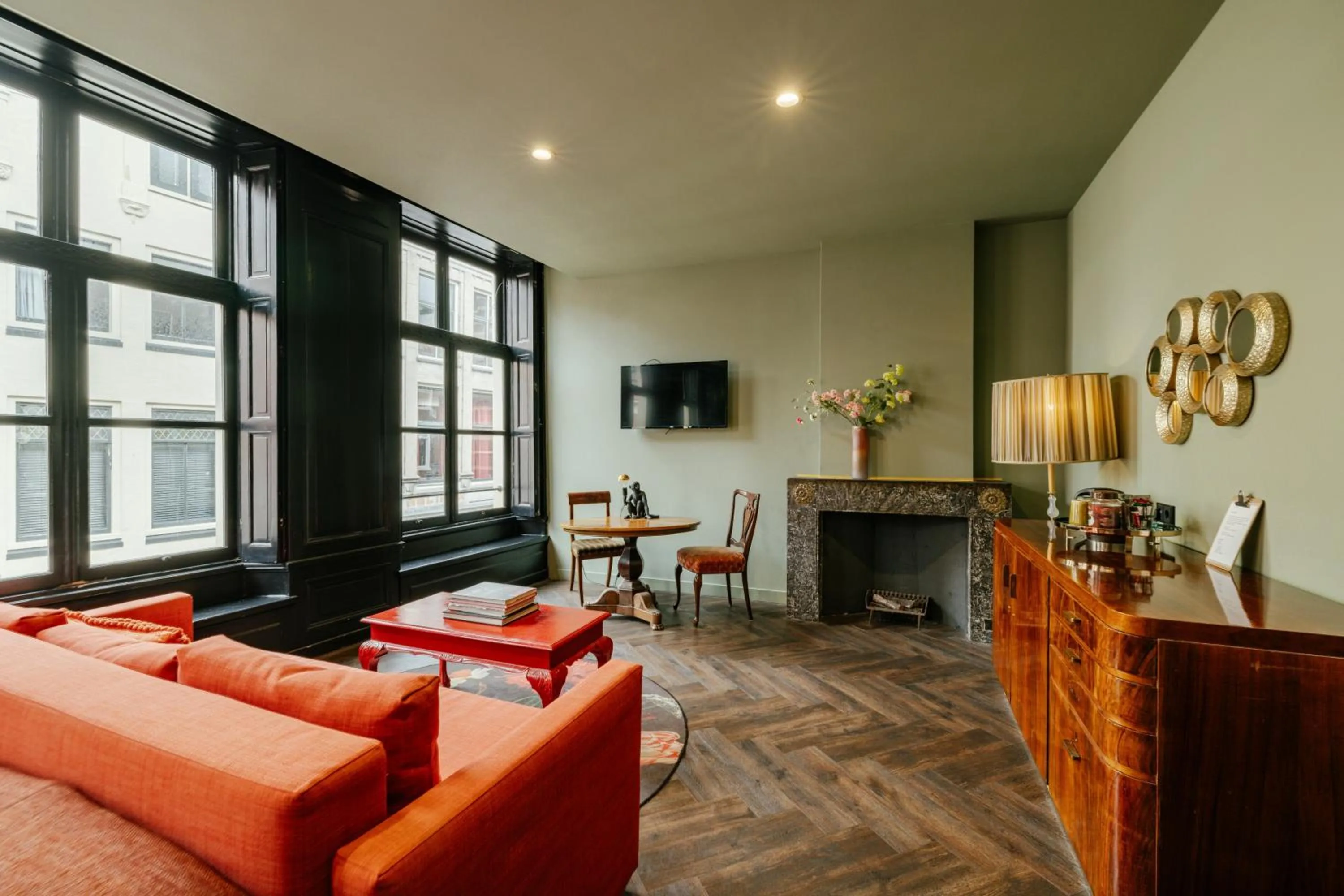 Bed in MAF Haarlem Boutique Hotel