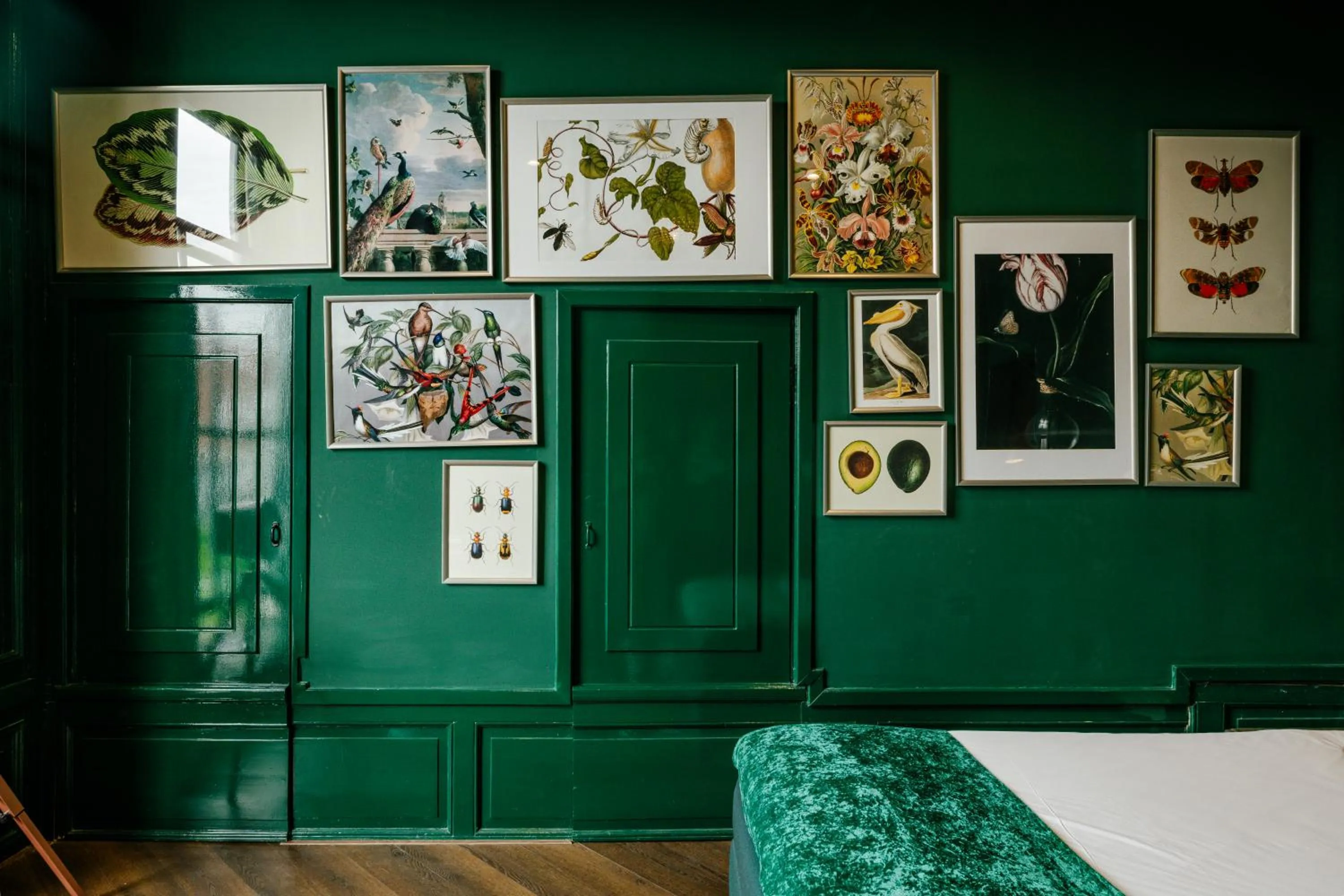 Bed in MAF Haarlem Boutique Hotel