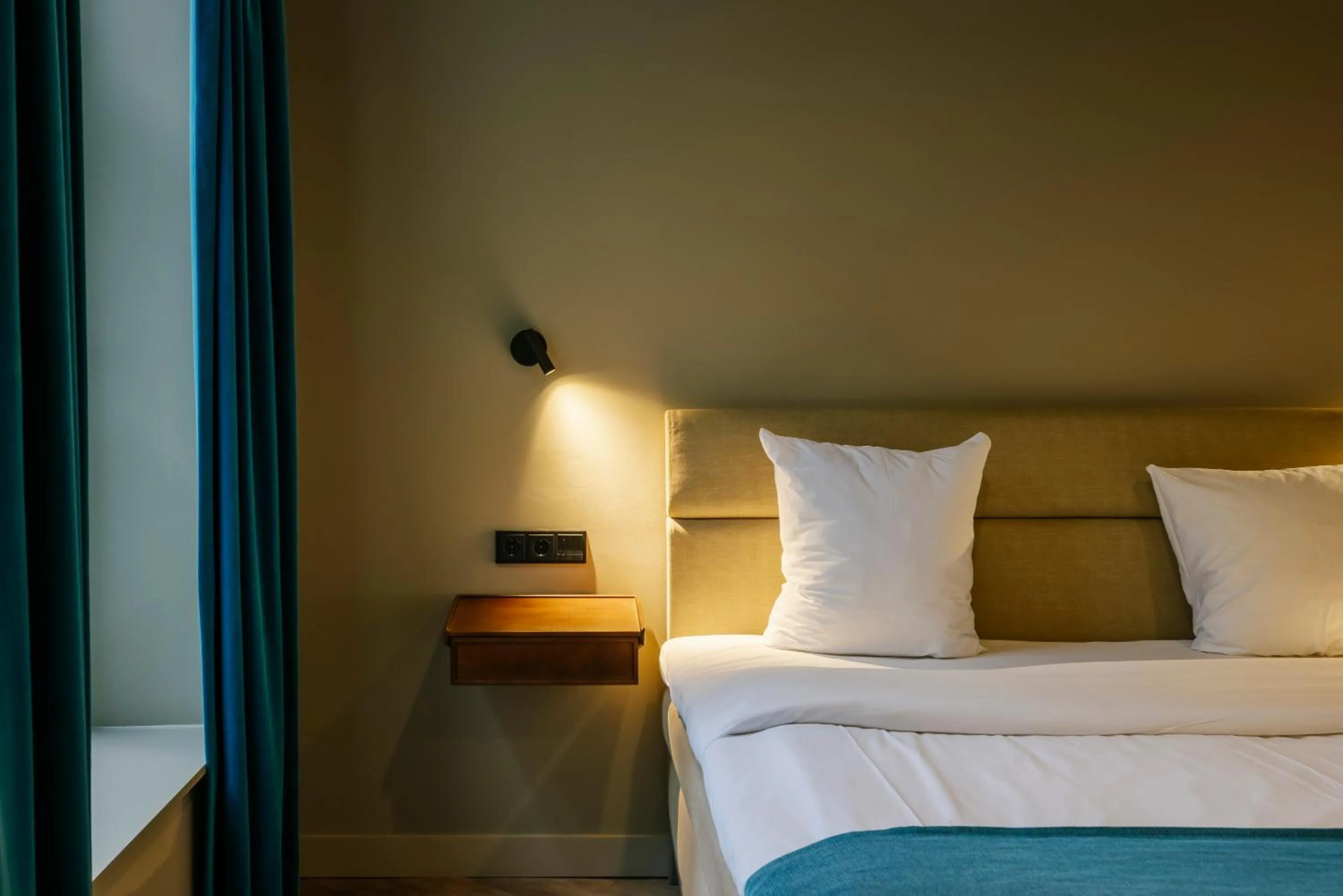 Bed in MAF Haarlem Boutique Hotel