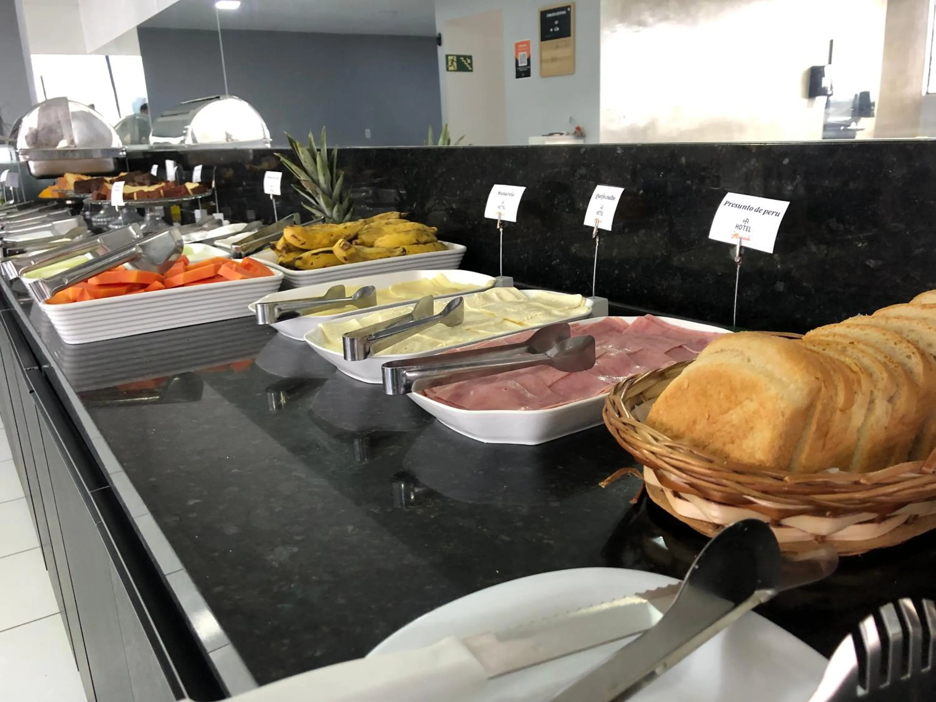 Restaurant/places to eat in Hotel Pousada Acauã Acesso através de escadas