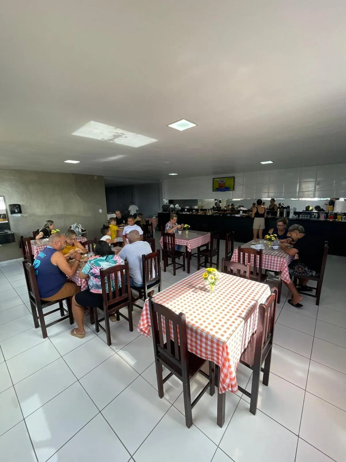Restaurant/places to eat in Hotel Pousada Acauã Acesso através de escadas