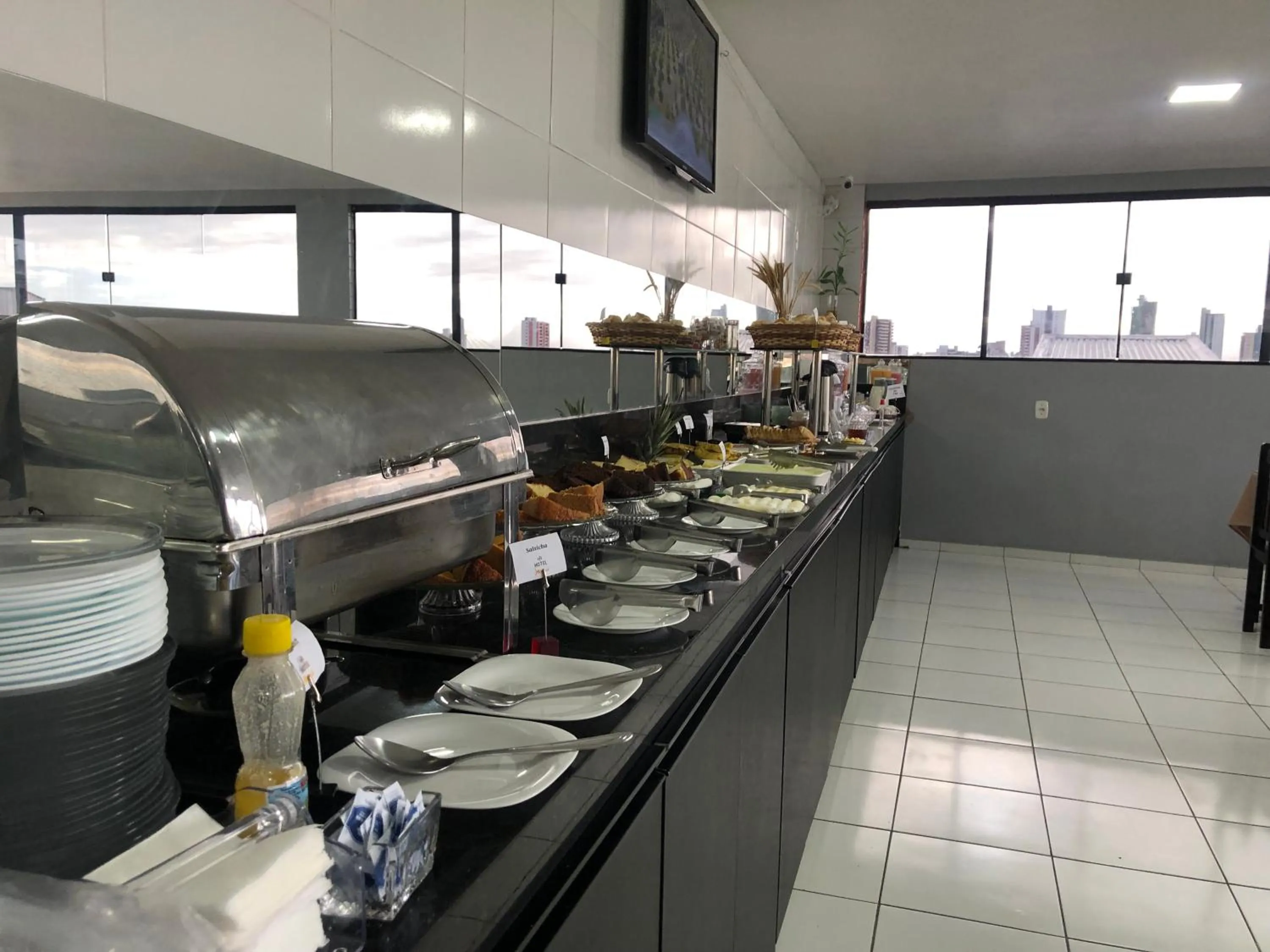 Restaurant/places to eat in Hotel Pousada Acauã Acesso através de escadas