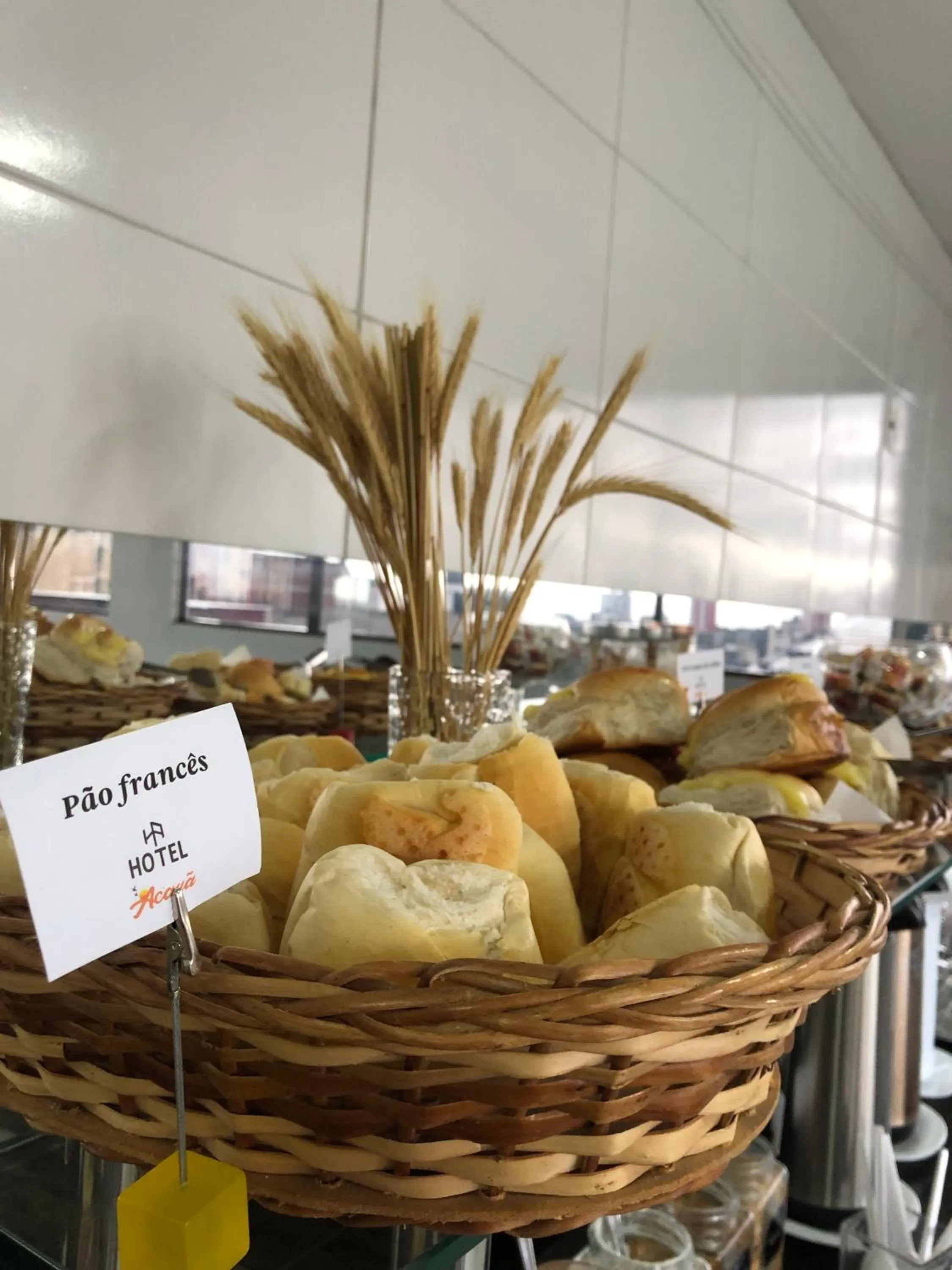 Breakfast in Hotel Pousada Acauã Acesso através de escadas