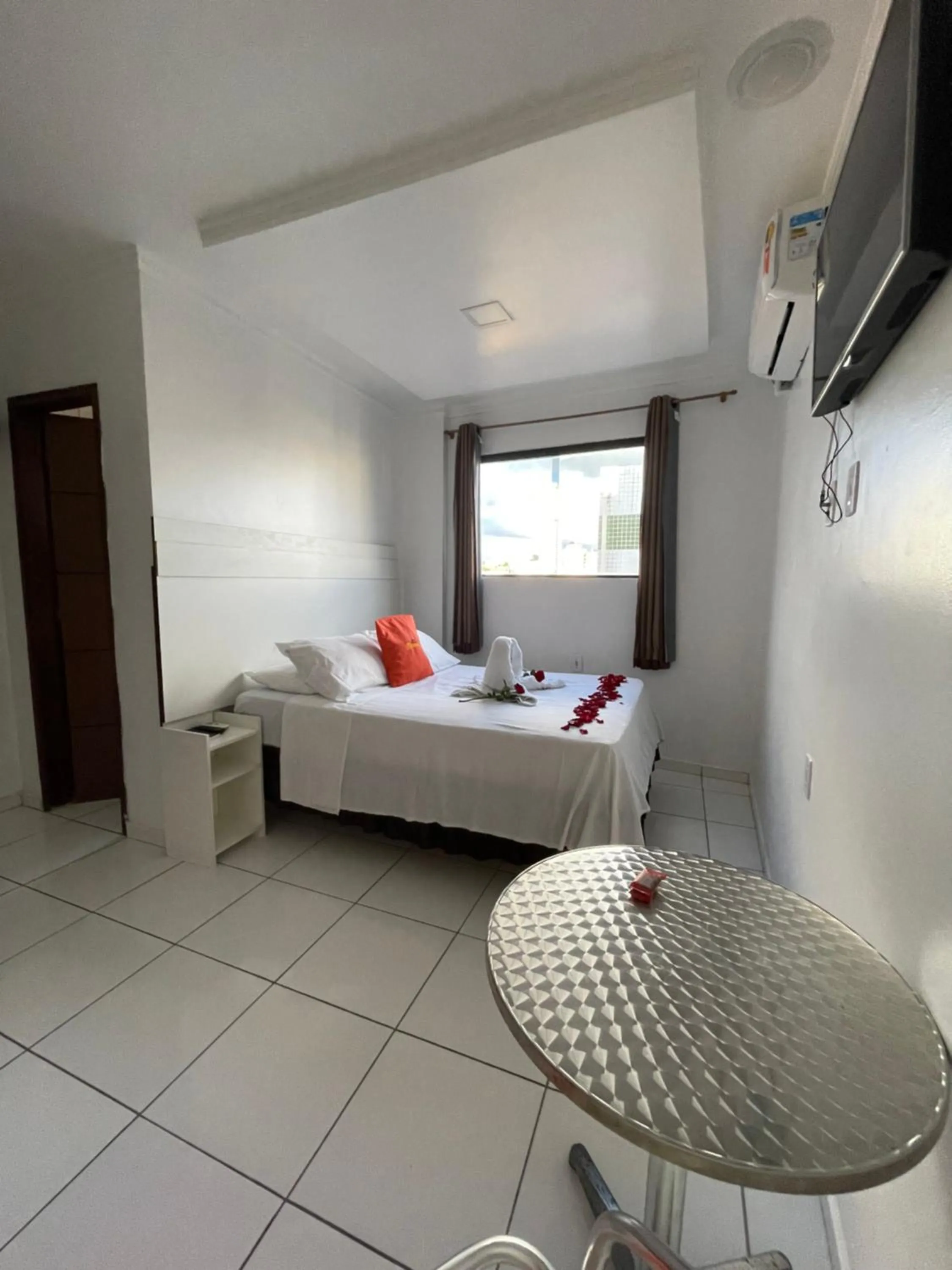 Bed in Hotel Pousada Acauã Acesso através de escadas