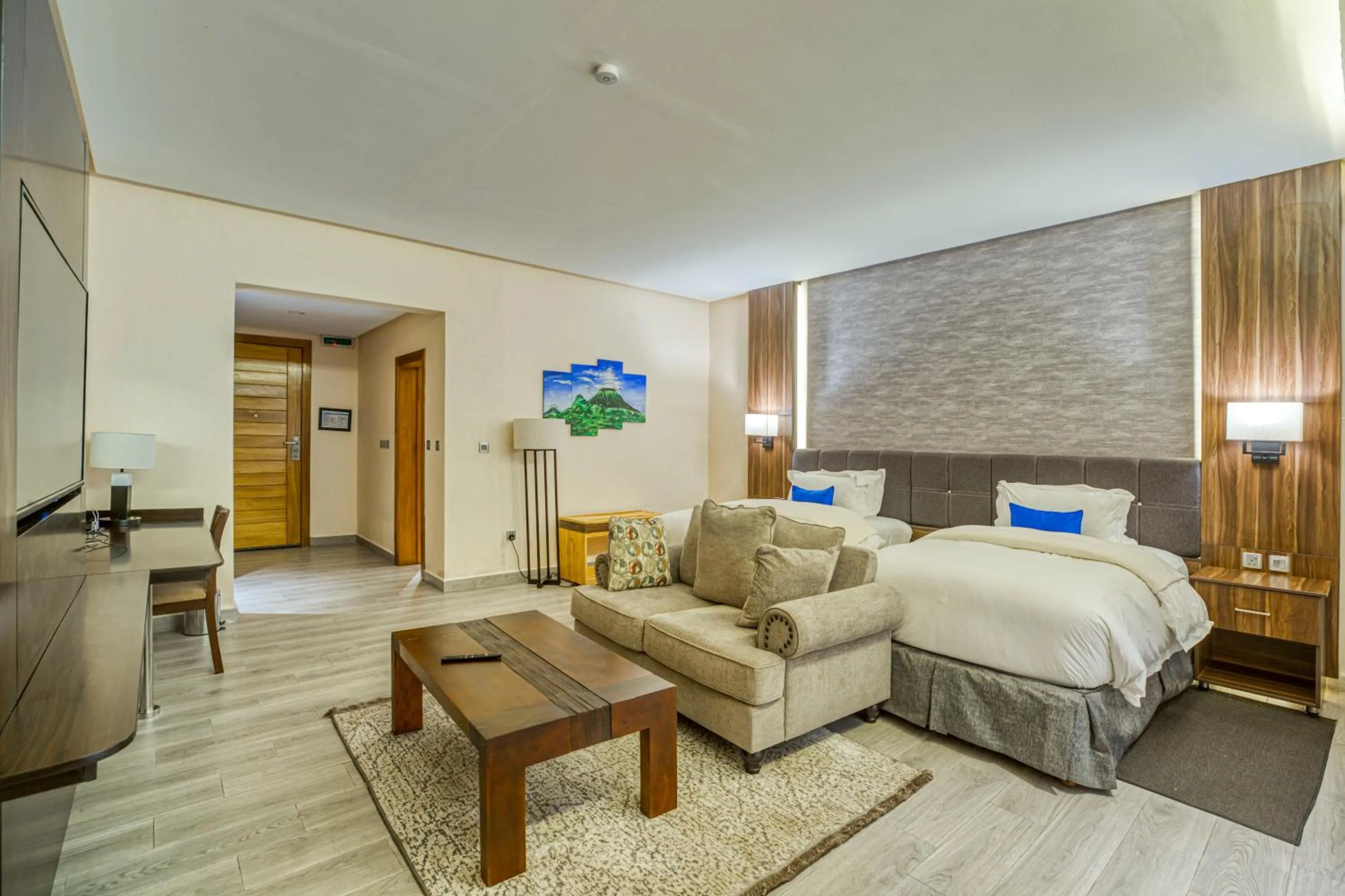 Bed in Virunga Inn Resort & Spa