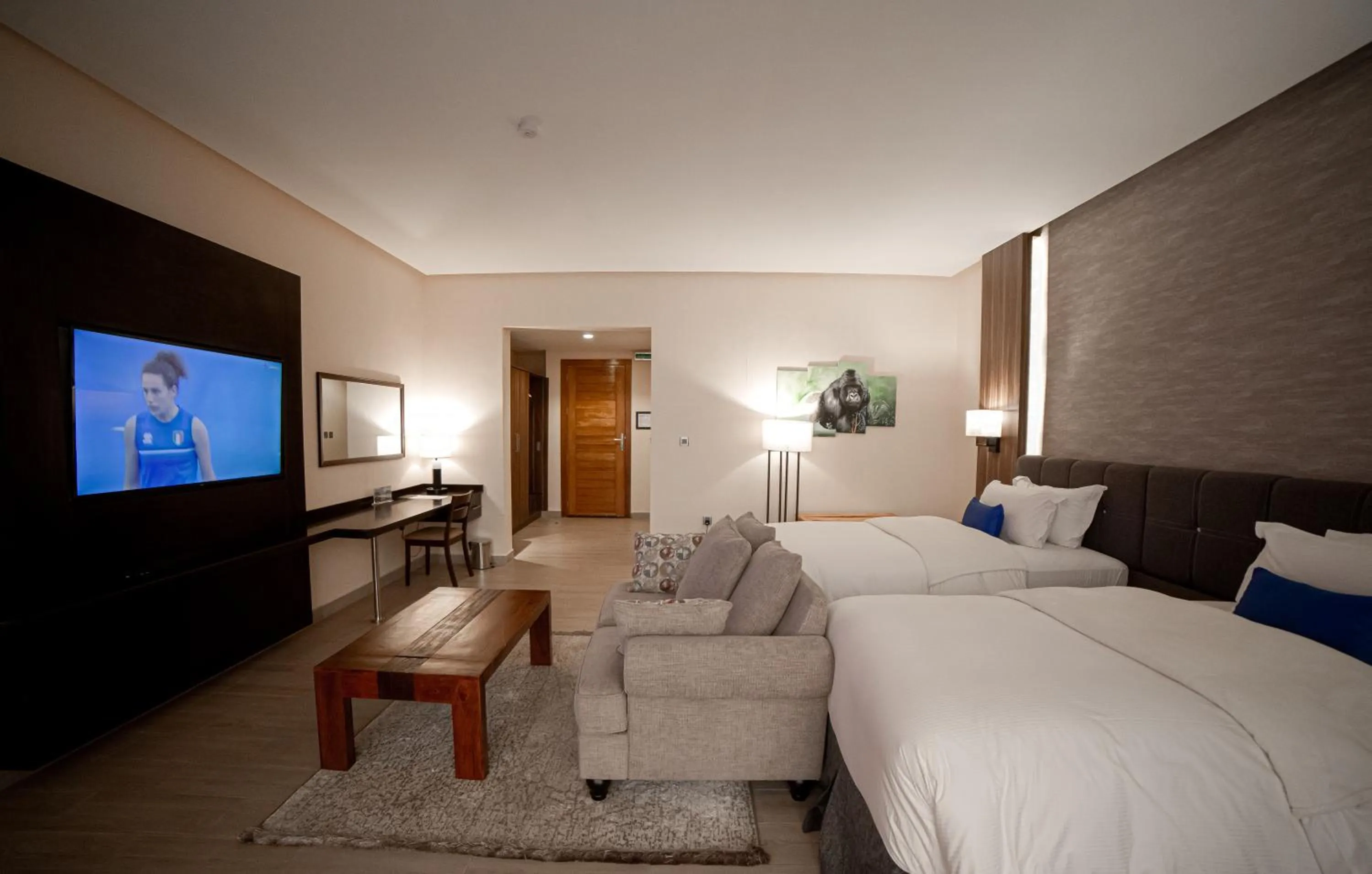 Bed in Virunga Inn Resort & Spa