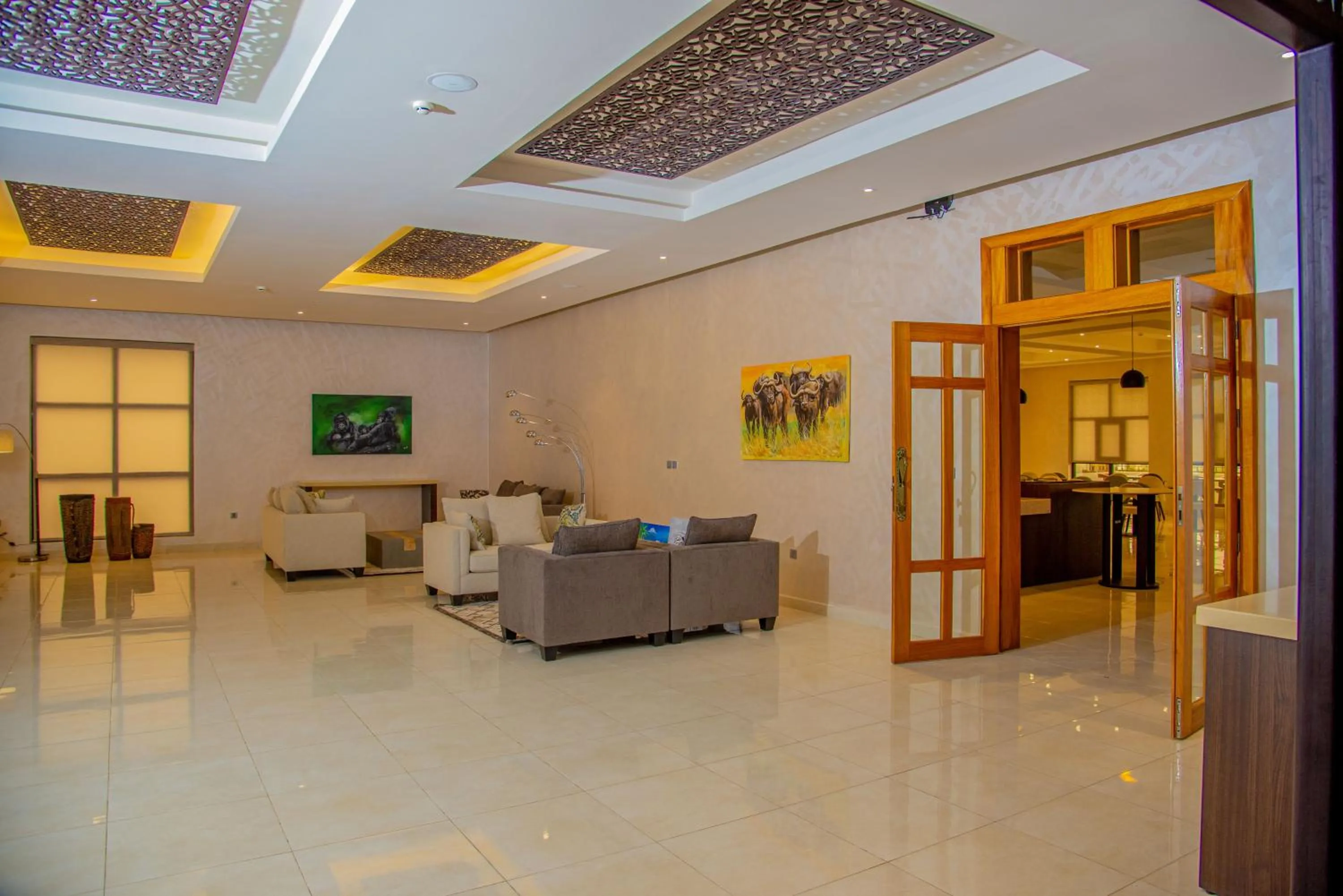 Living room in Virunga Inn Resort & Spa