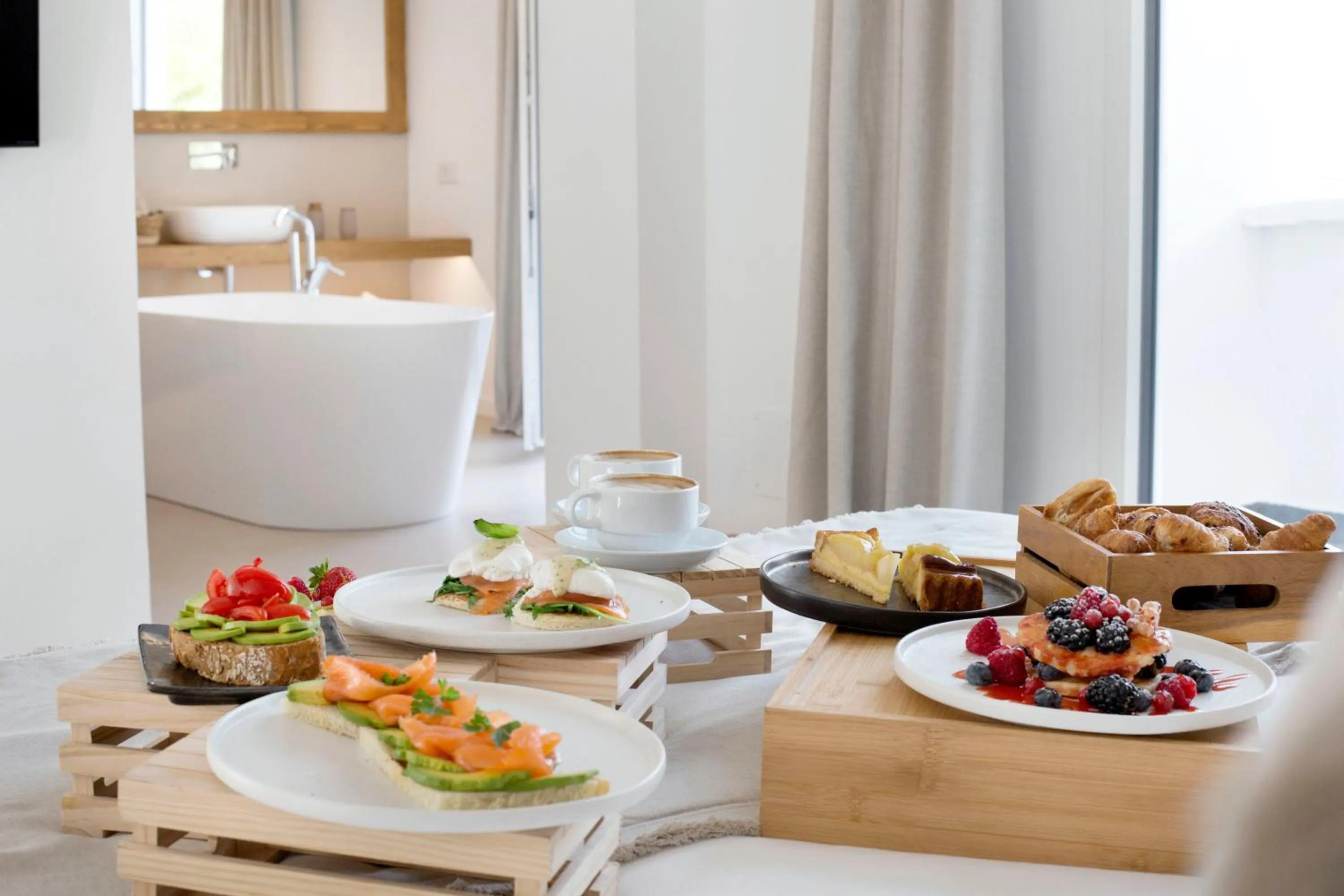 Continental breakfast in Maya Beach Resort