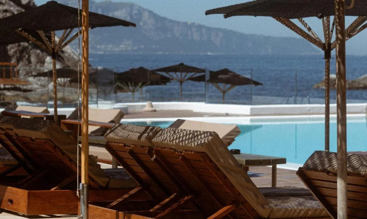 Pool view in Maya Beach Resort