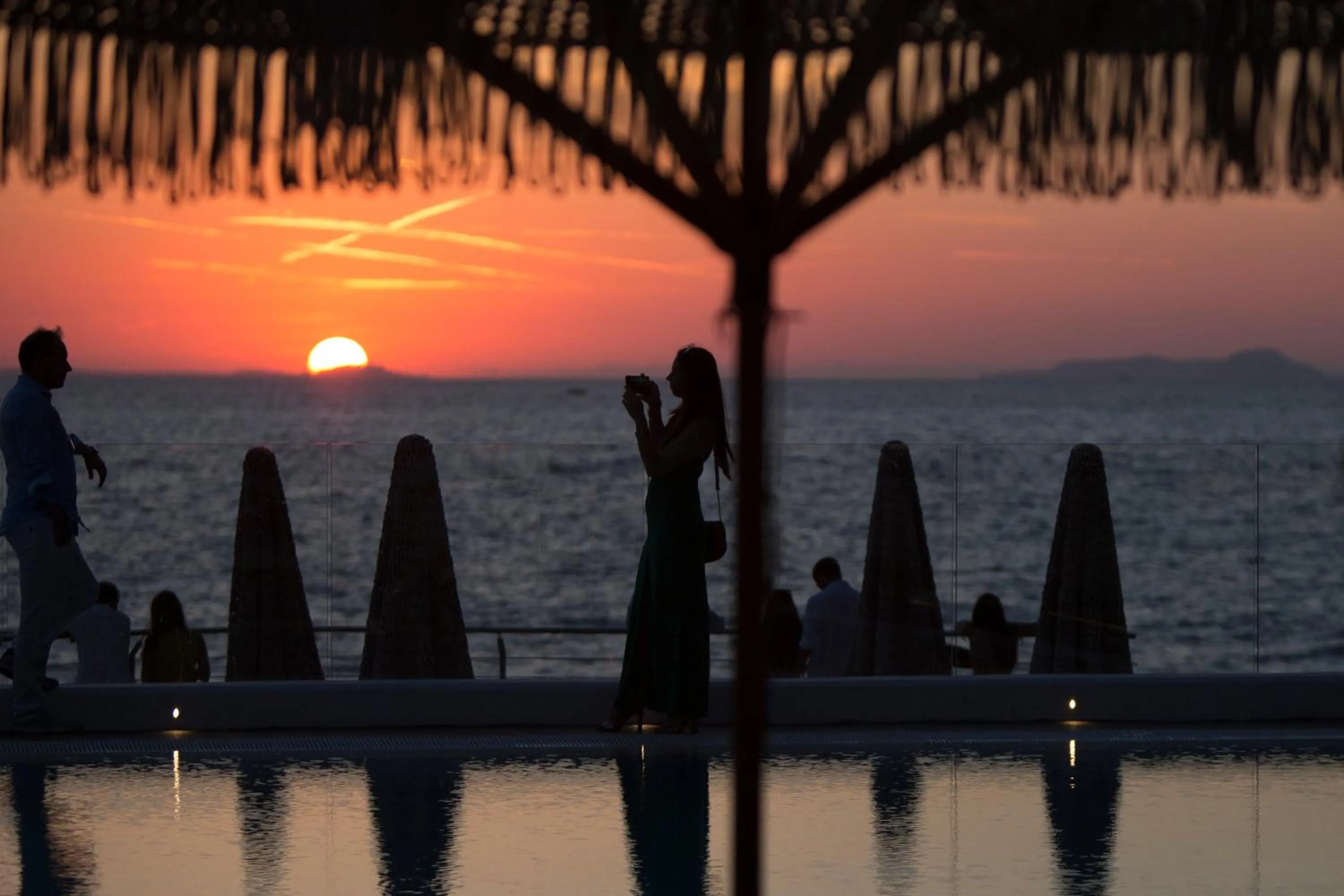 Sunset in Maya Beach Resort