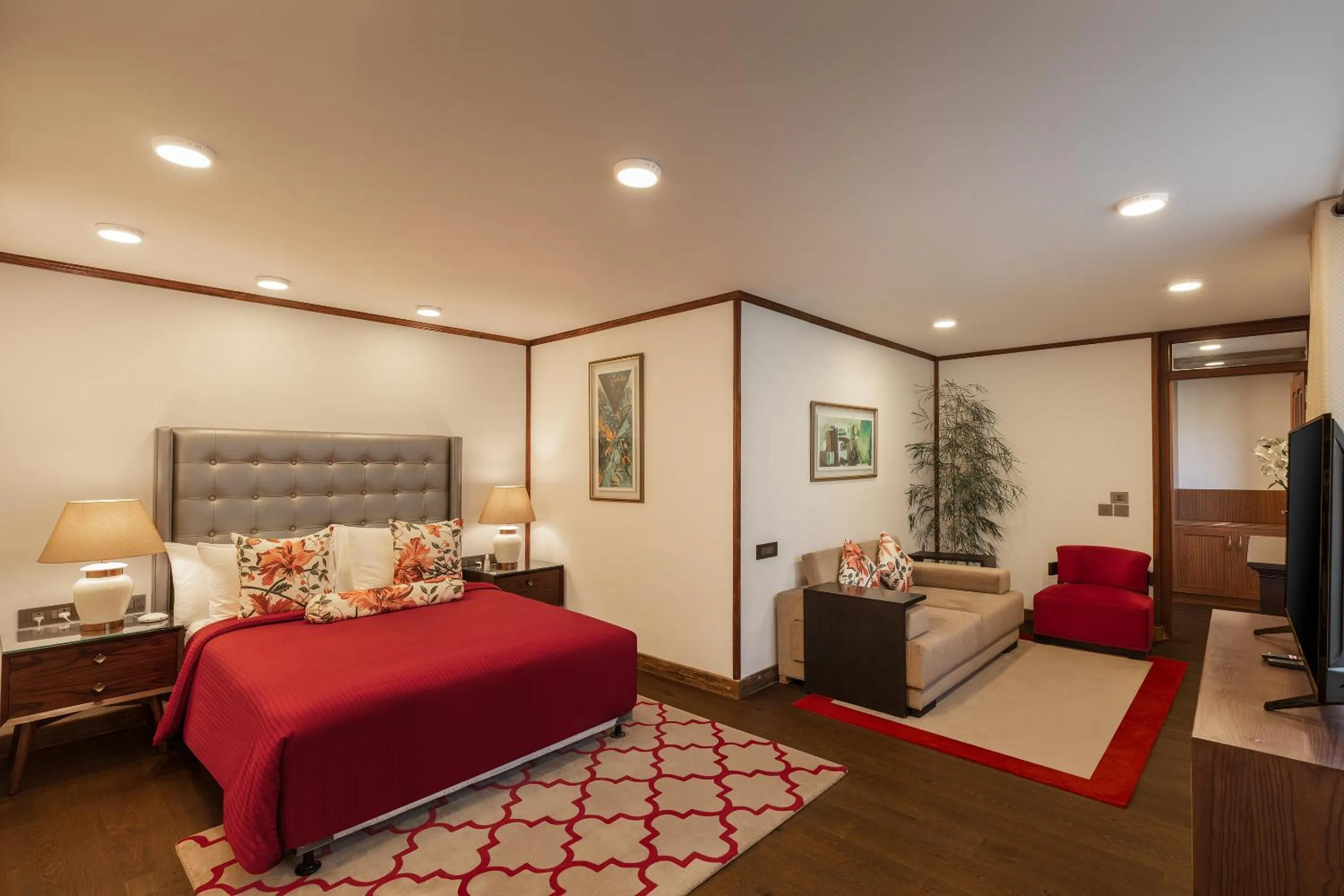 Bedroom, Bed in Divyam From BYLOO- Private Villa near Nainital