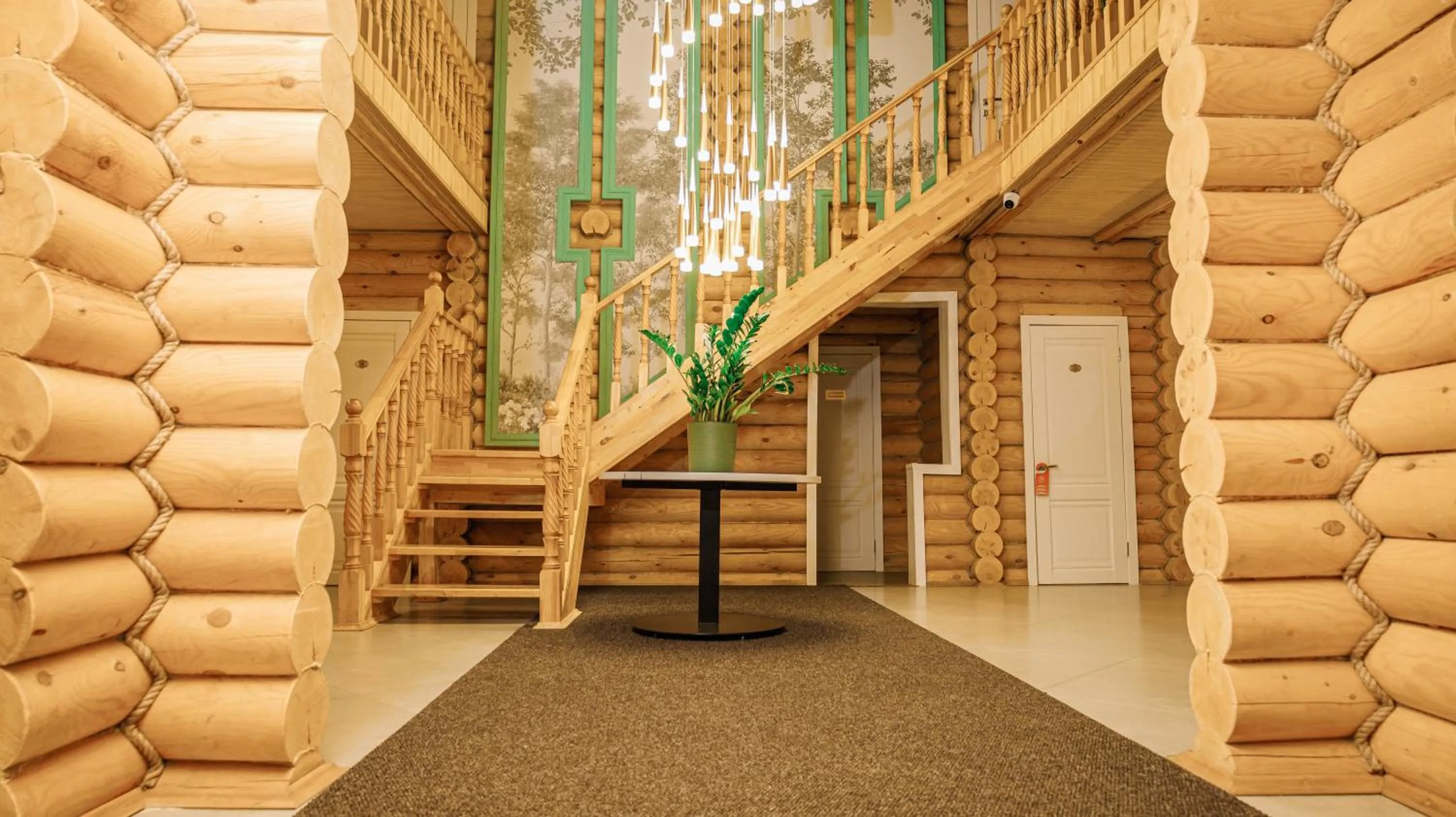 Seating area in Eco hotel & restaurant "SKALA"