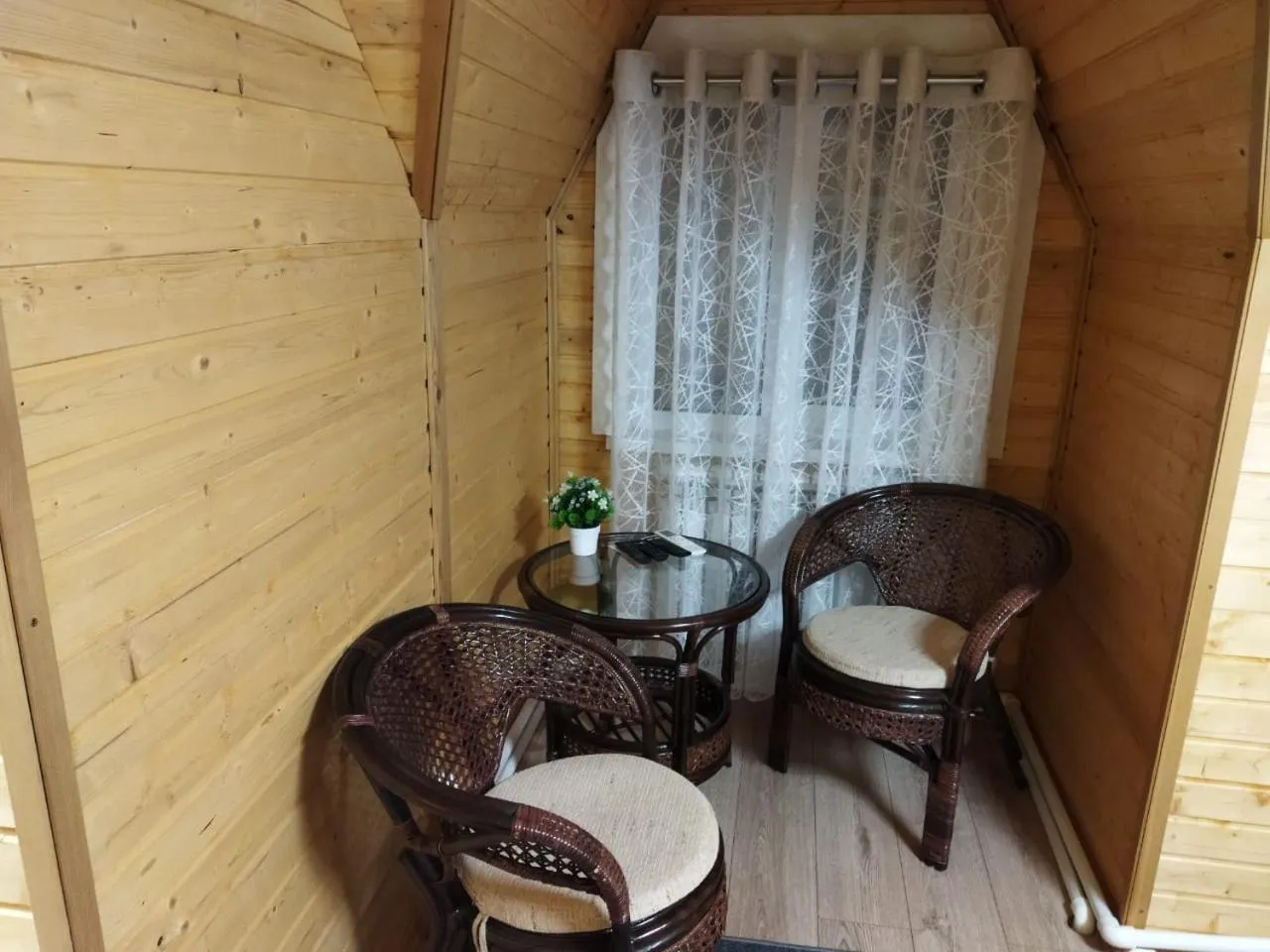 Seating area in Eco hotel & restaurant "SKALA"