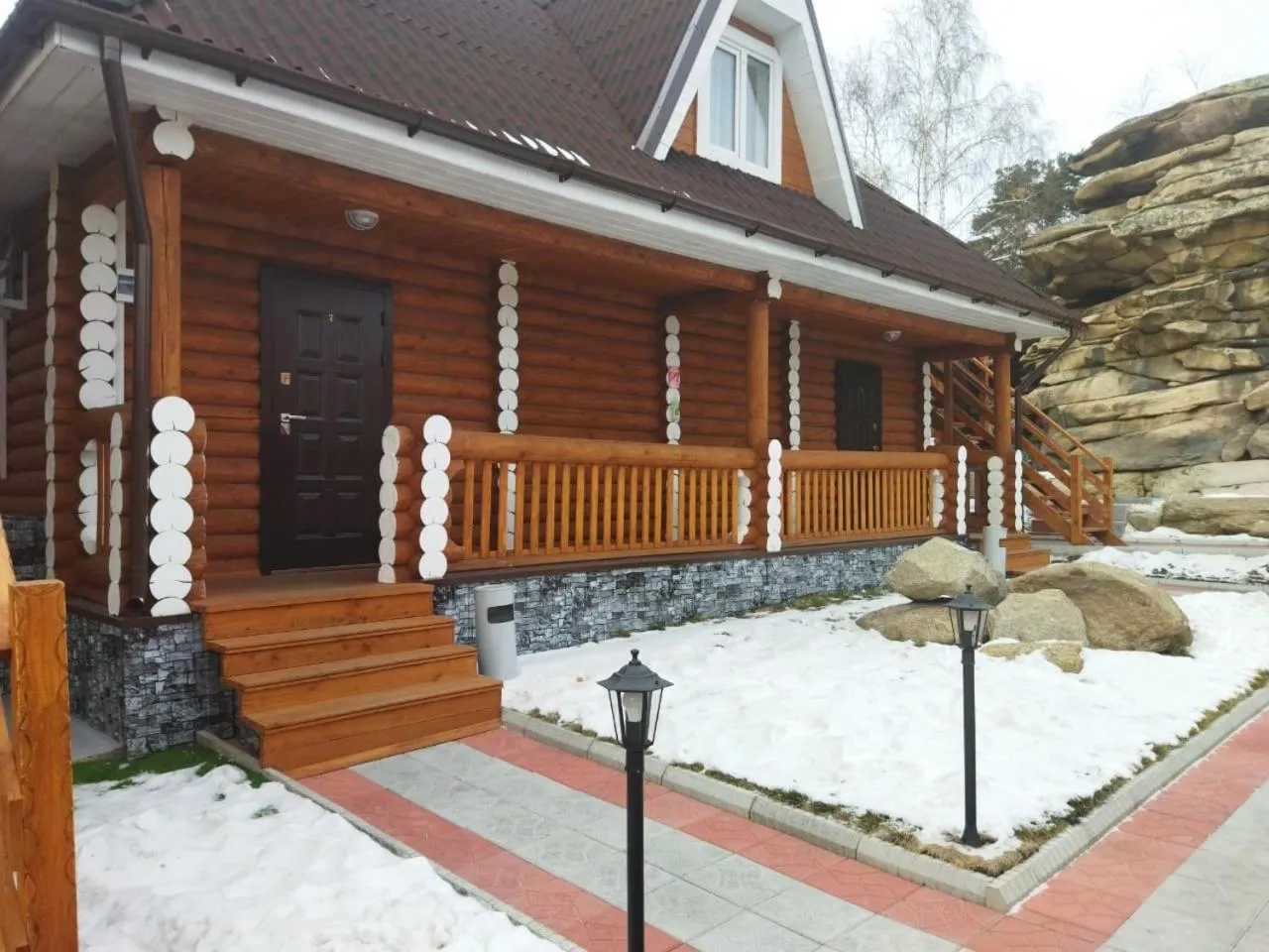 Property building in Eco hotel & restaurant "SKALA"