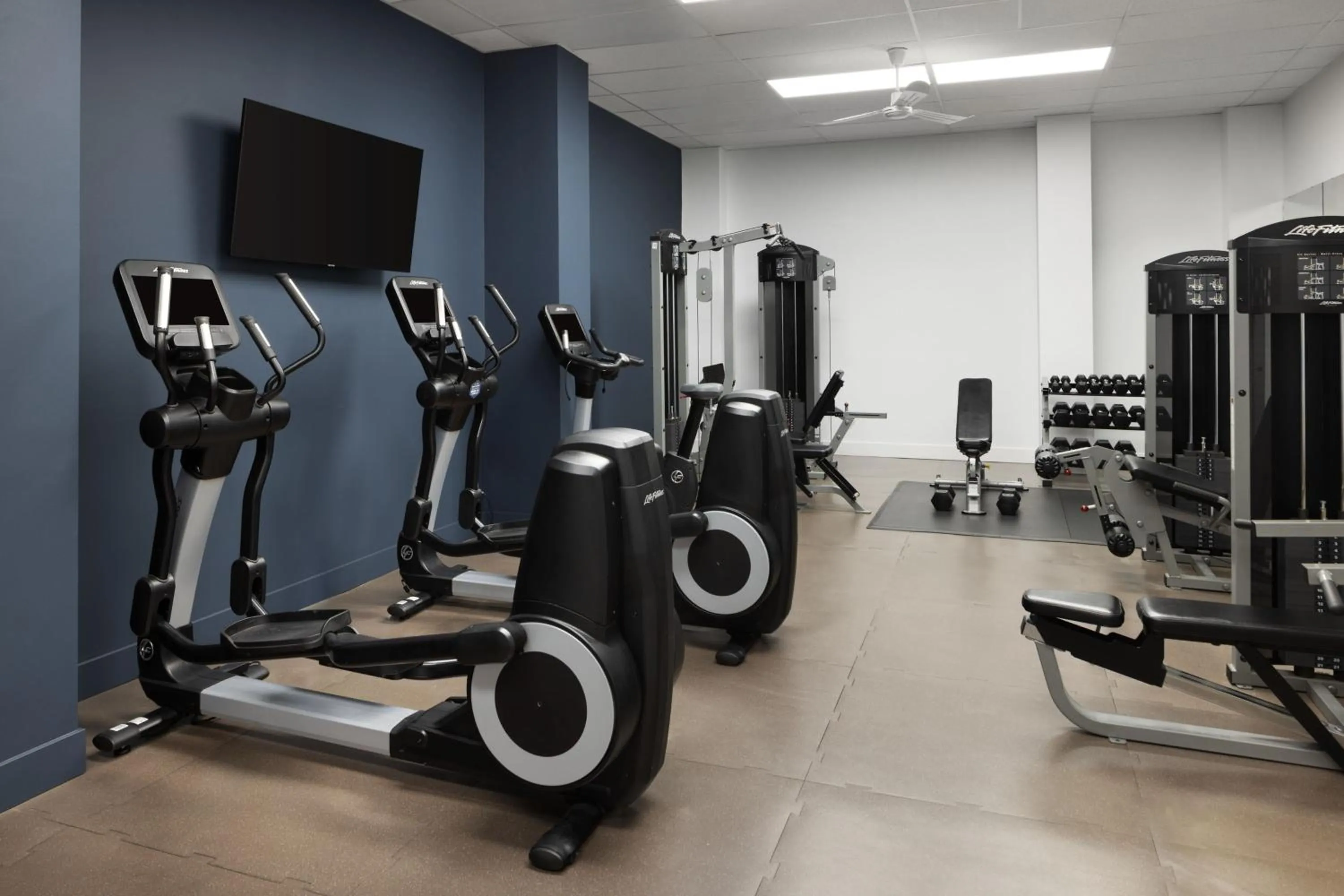 Fitness centre/facilities in Delta Hotels by Marriott Edmonton South Conference Centre