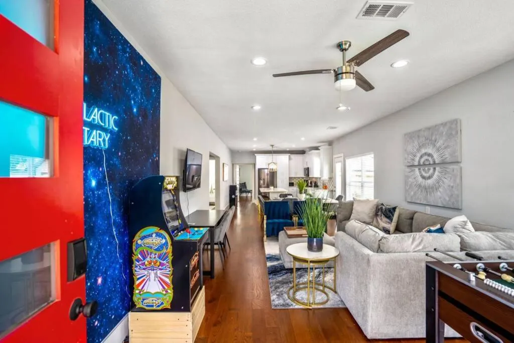 Living room in Intergalactic Abode at East Downtown