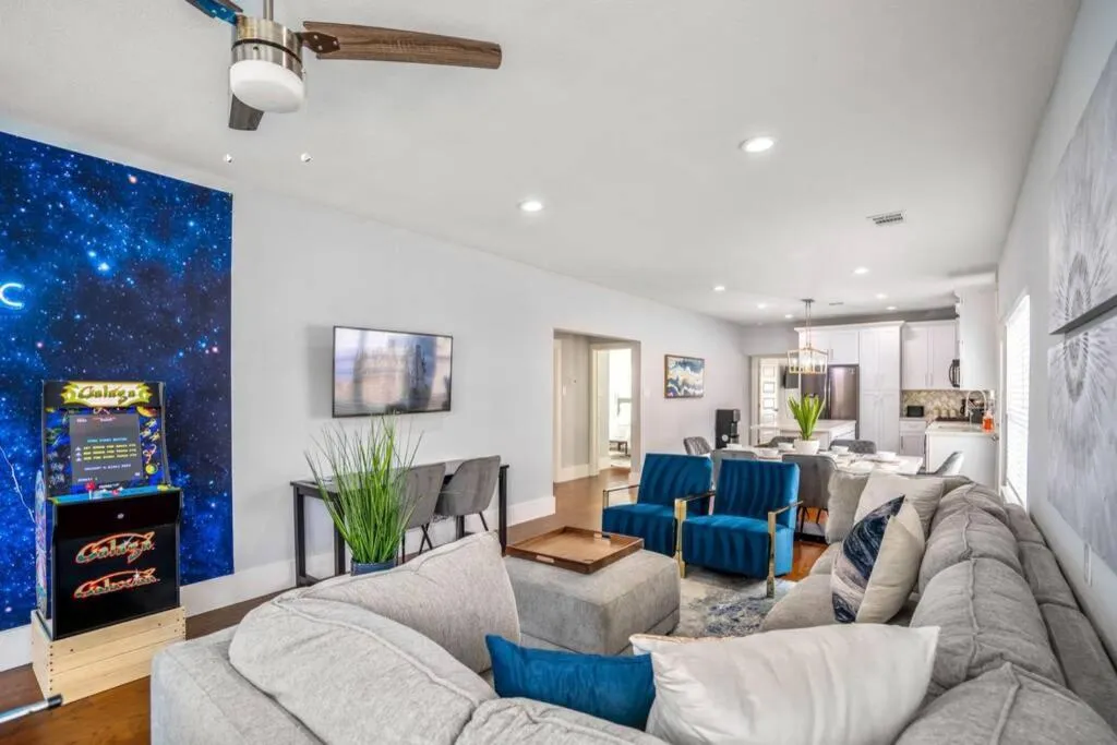 Living room in Intergalactic Abode at East Downtown