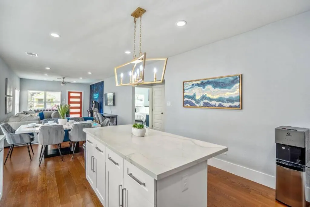 Dining area in Intergalactic Abode at East Downtown
