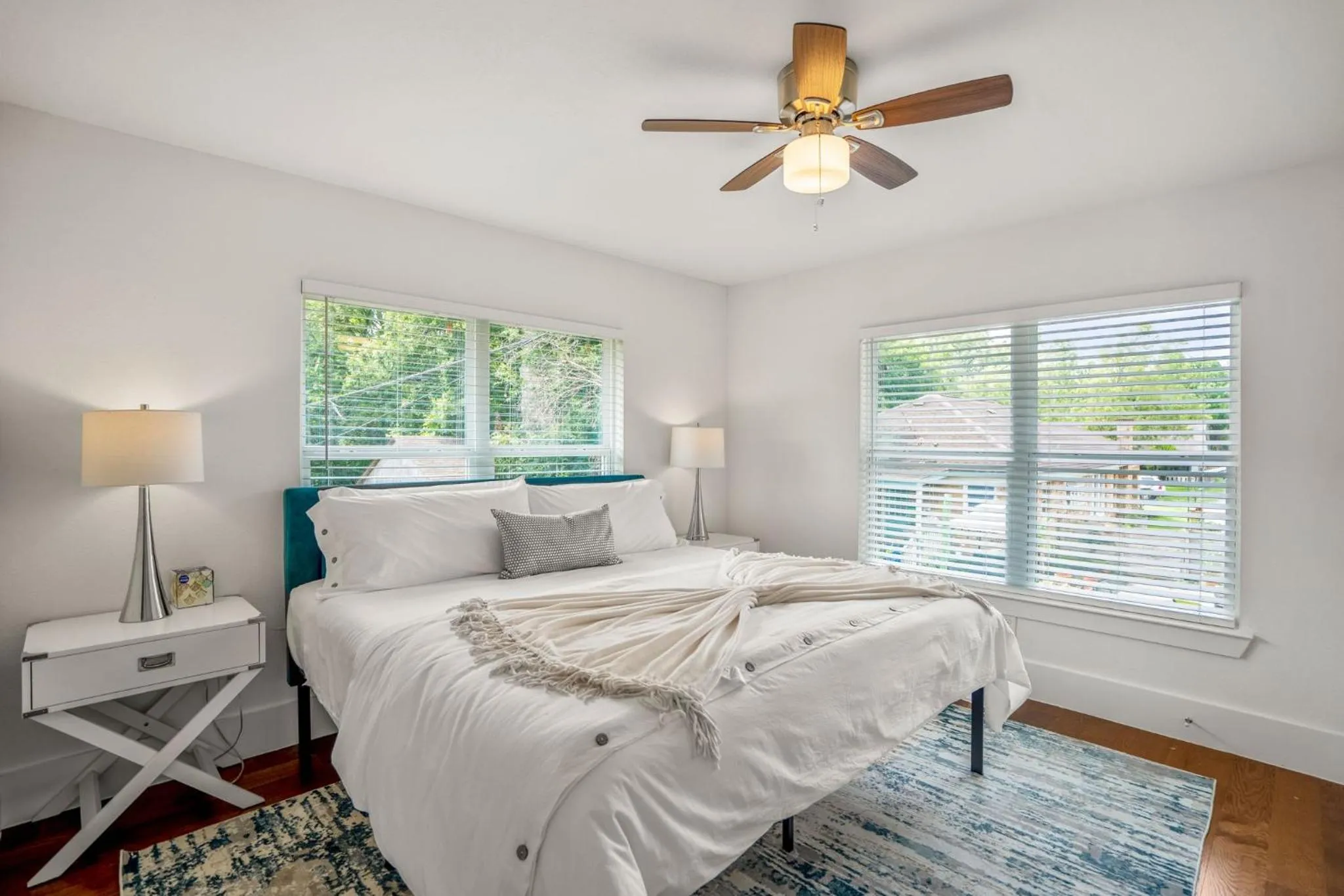 Bedroom, Bed in Universal Apartment at East Downtown